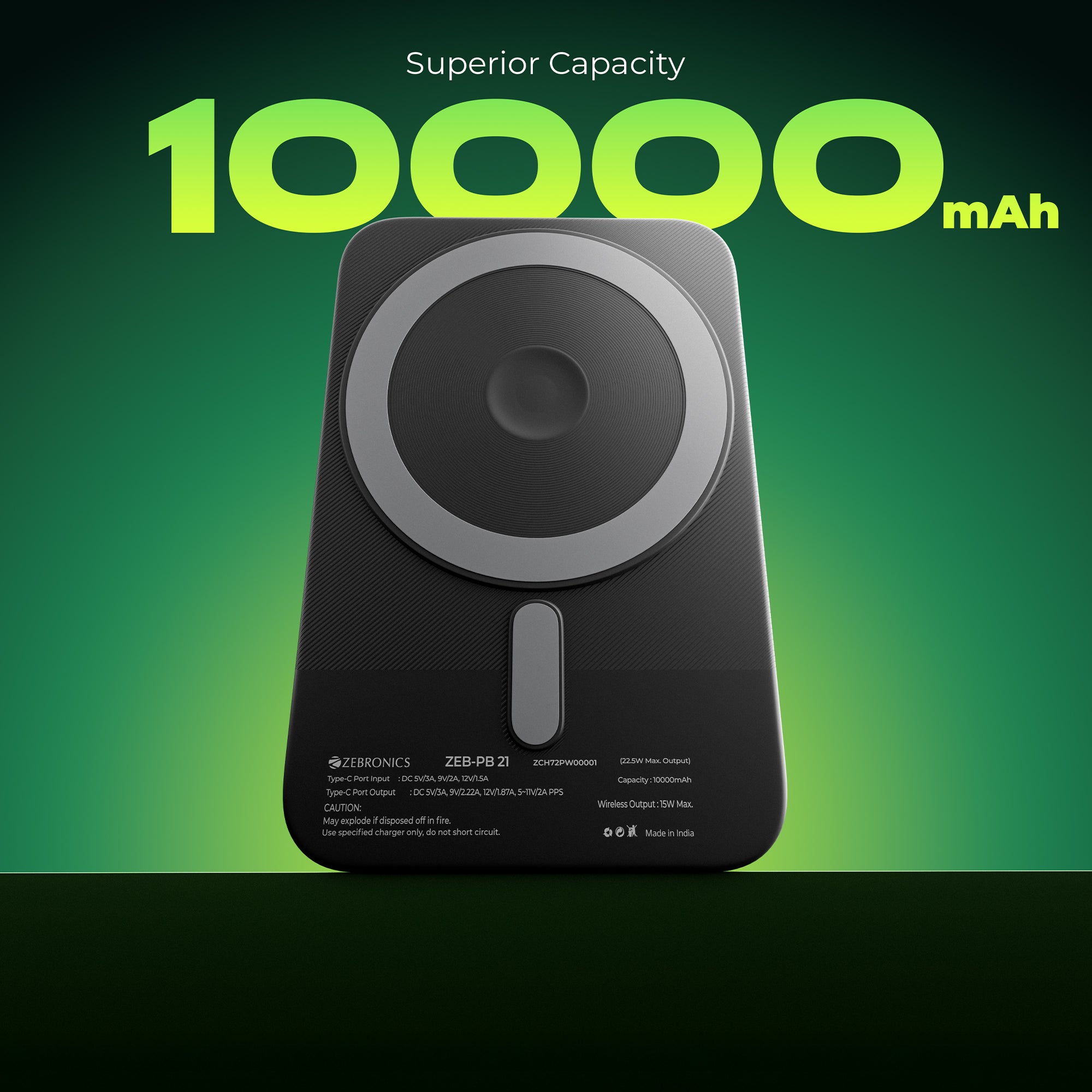EnergiSafe 10R5 10000mAh Power Bank