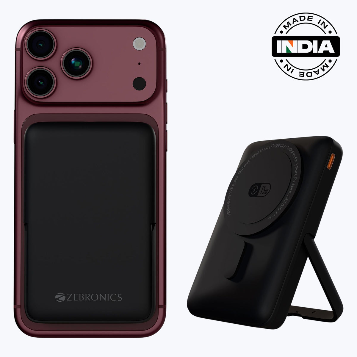 zebronics - Zeb EnergiSafe 10R8 - Power Bank