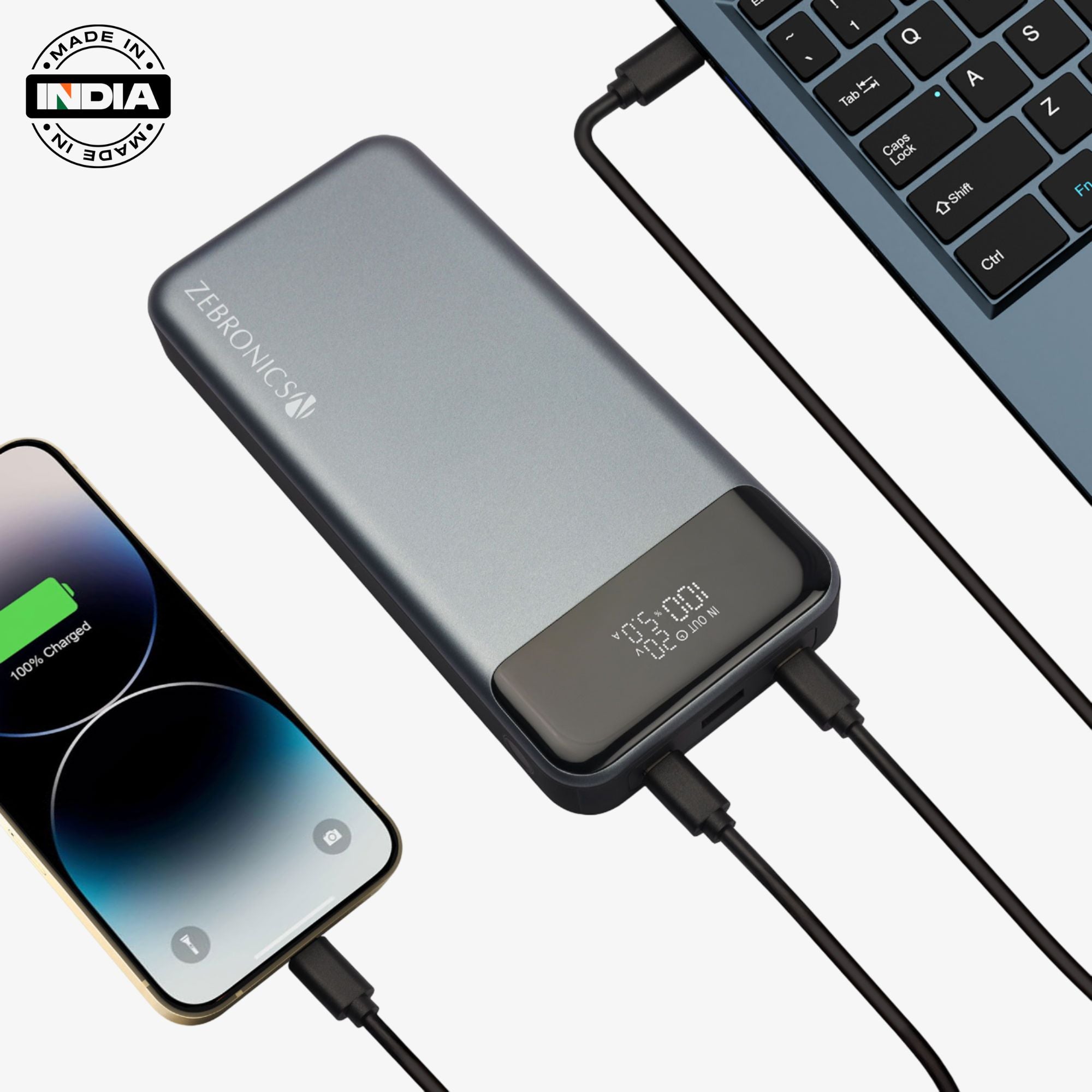 EnergiPod 27R3 Power Bank 27000 mAh 100W Fast Charging, for Laptop / Mobile