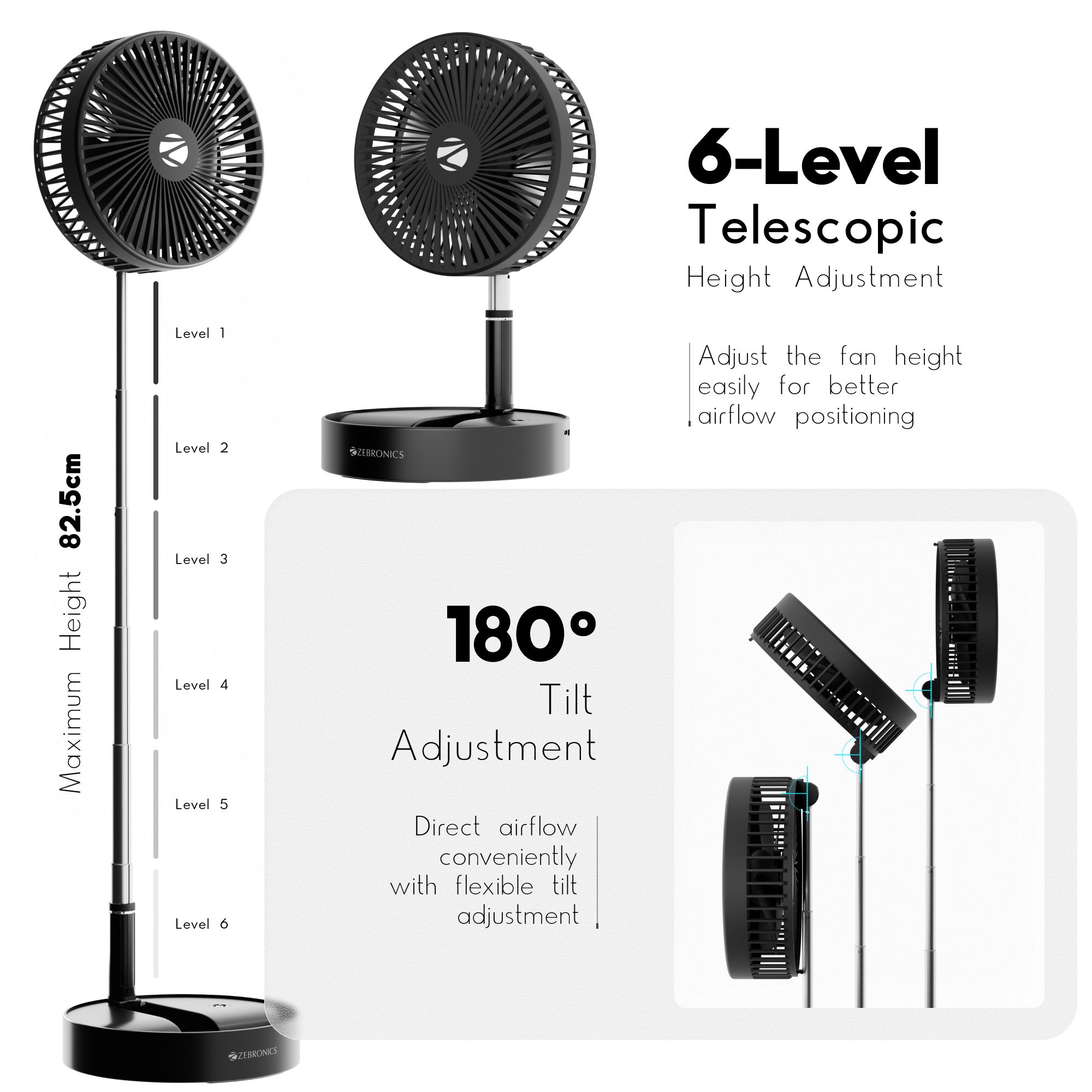 Heat Buster 500 Portable Tower Fan