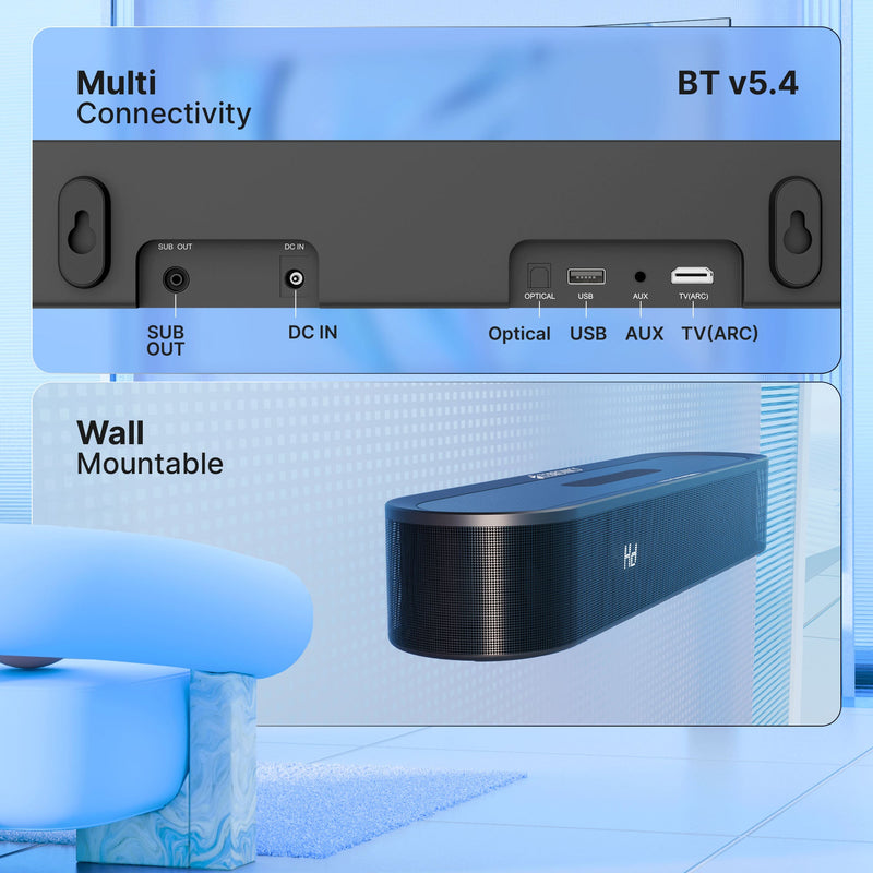 Zebronics Juke Bar 9010C 140W RMS Bluetooth Soundbar System with Dolby Audio and HDMI ARC sound bar price comparison image - view 10