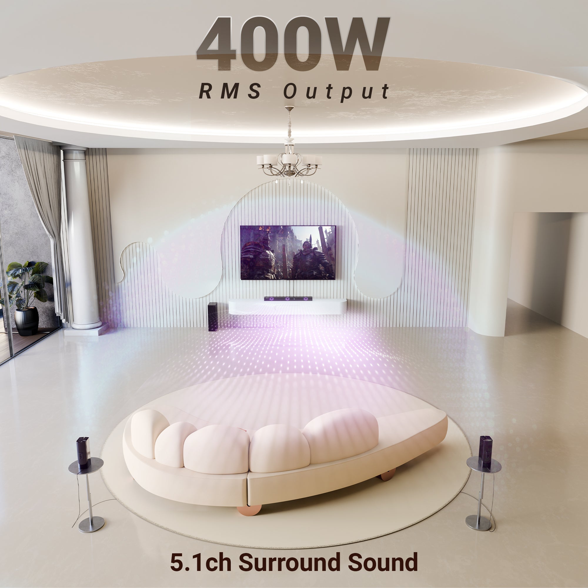 Juke Bar 801 (400W) 5.1 CH Soundbar
