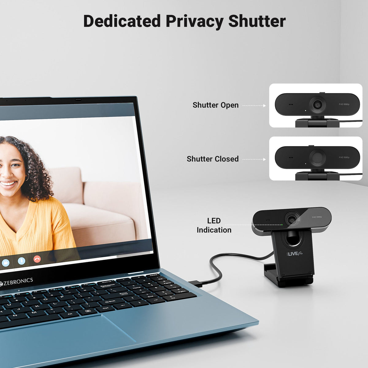 Zebronics Live Pro Web Camera