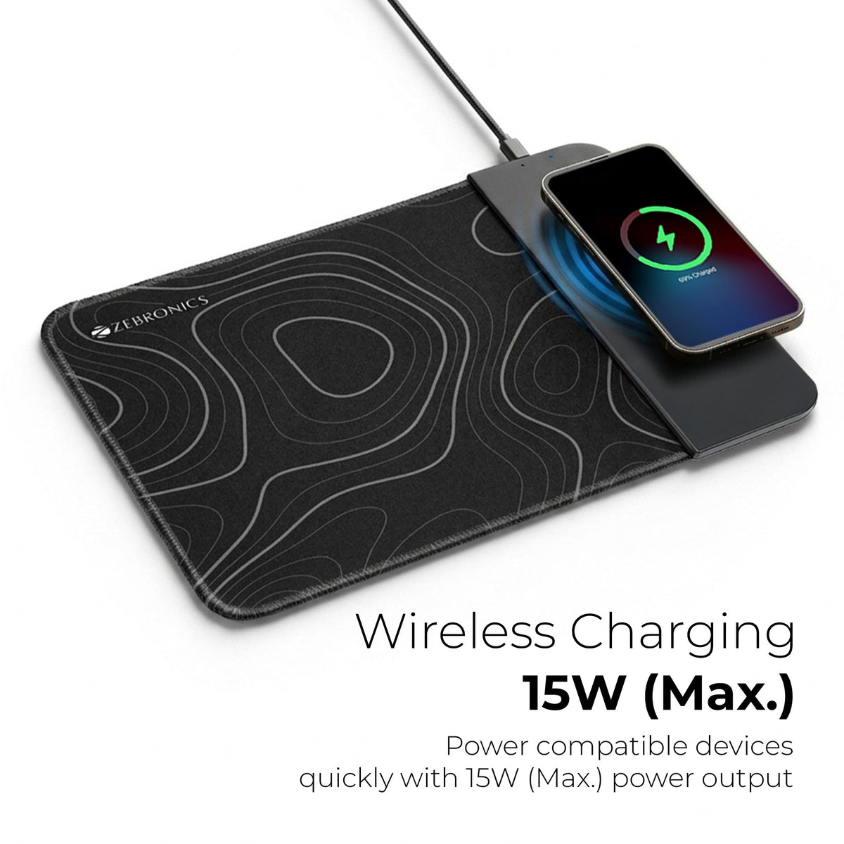 MSP W150 Wireless Charging Mouse Pad