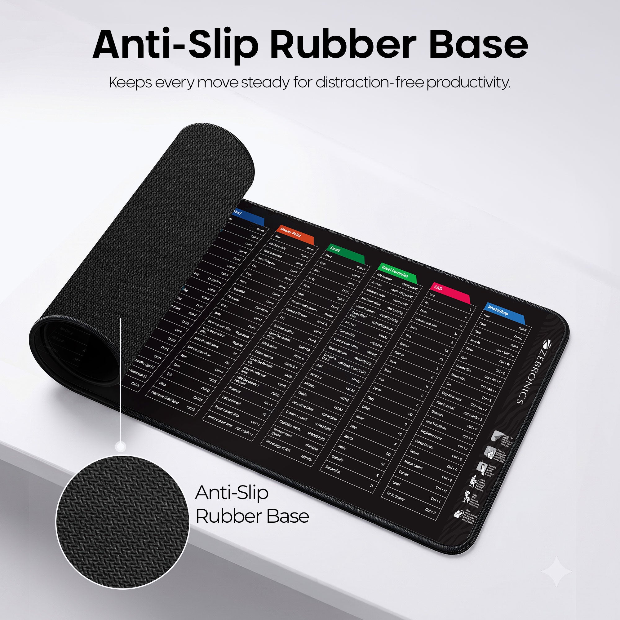 MSP XL 'R (Shortcut Key) Mouse Pad