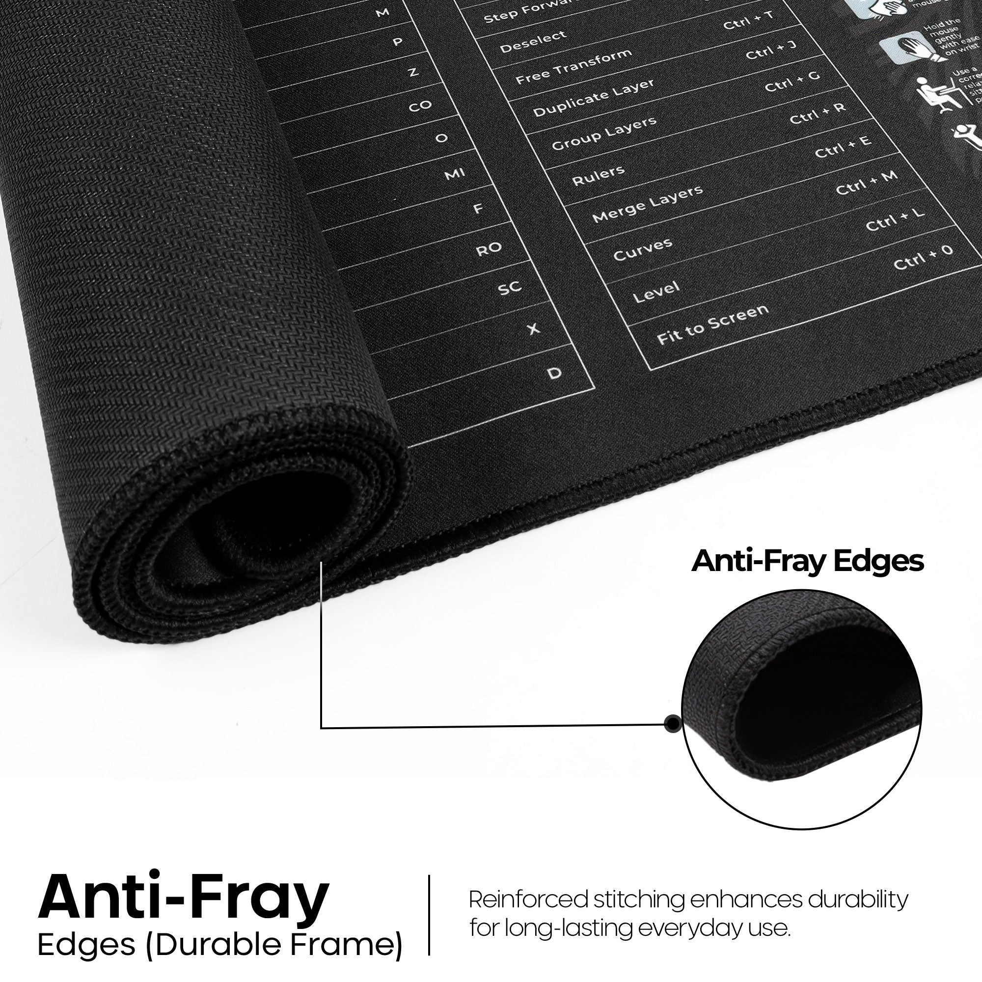 MSP XL 'R (Shortcut Key) Mouse Pad