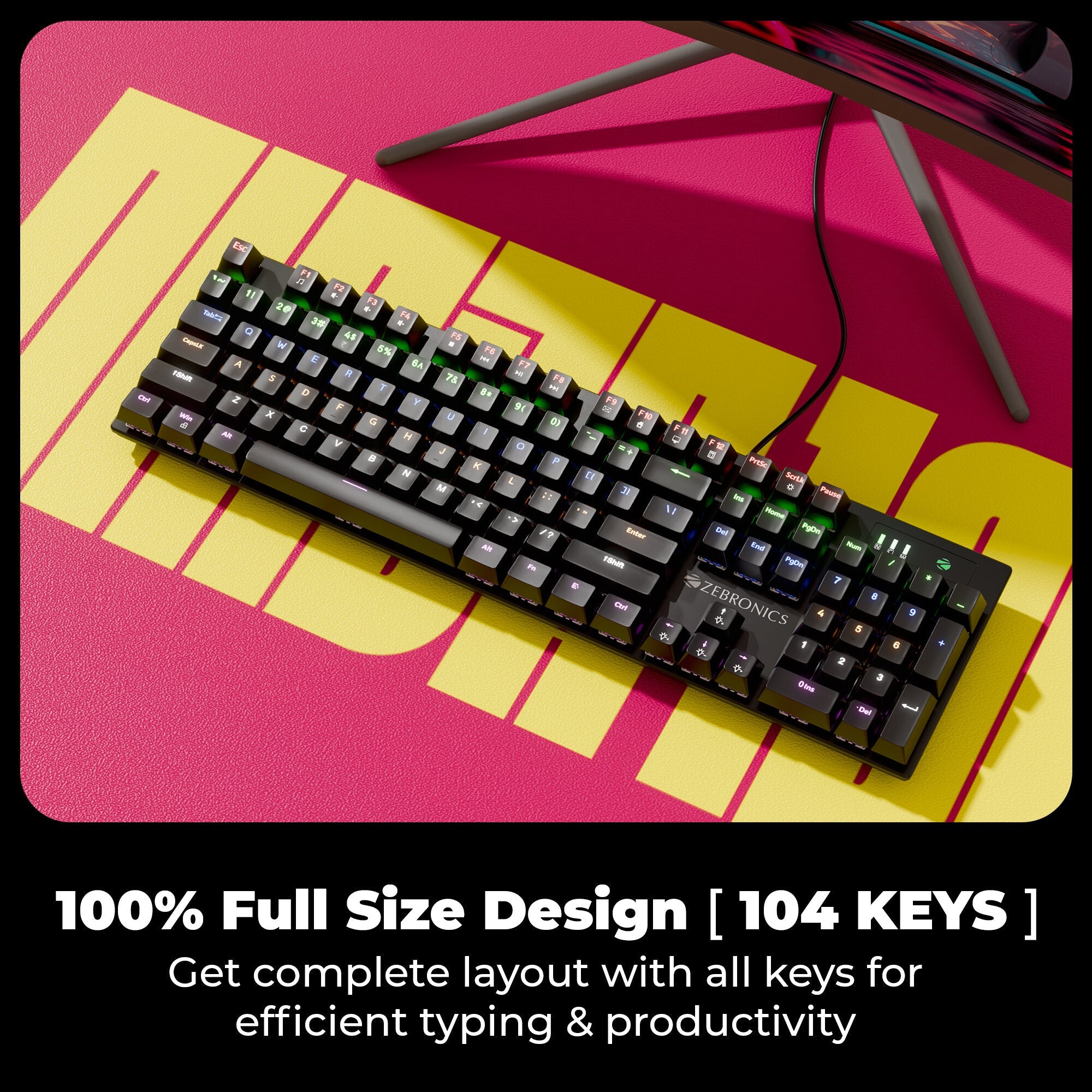 Max Ninja 100 Wired Gaming Keyboard