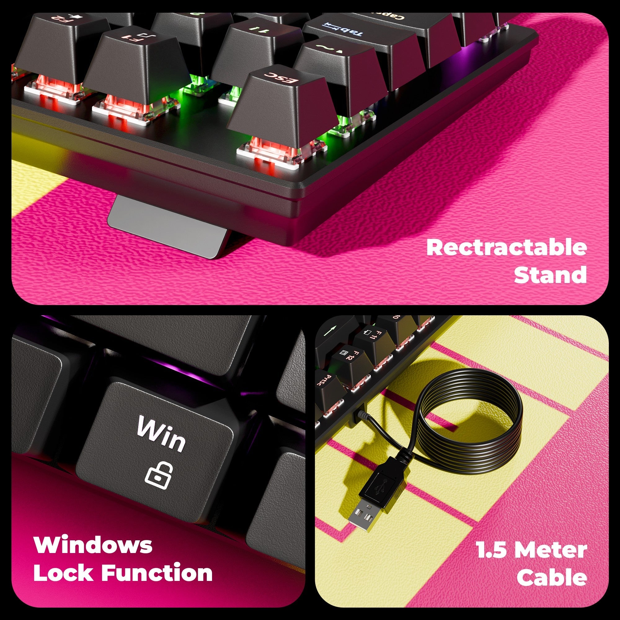 Max Ninja 100 Wired Gaming Keyboard