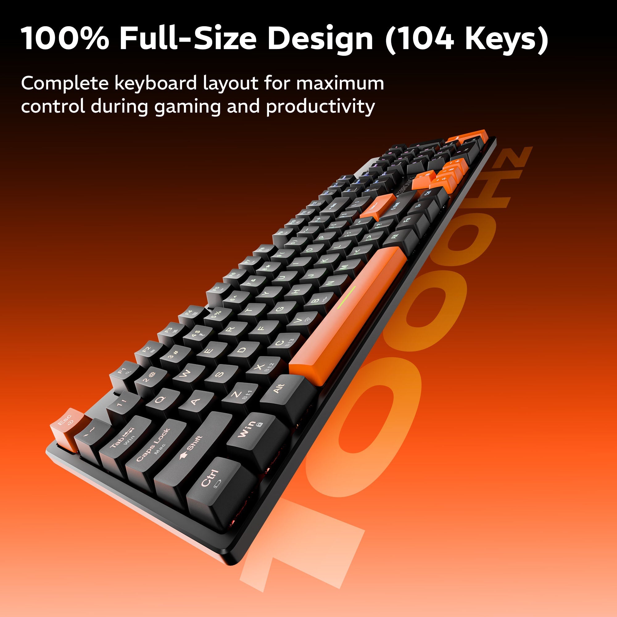 Max Ninja 104W Wireless Gaming Keyboard