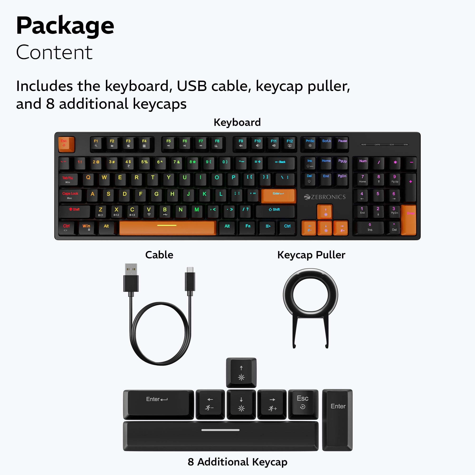 Max Ninja 104W Wireless Gaming Keyboard