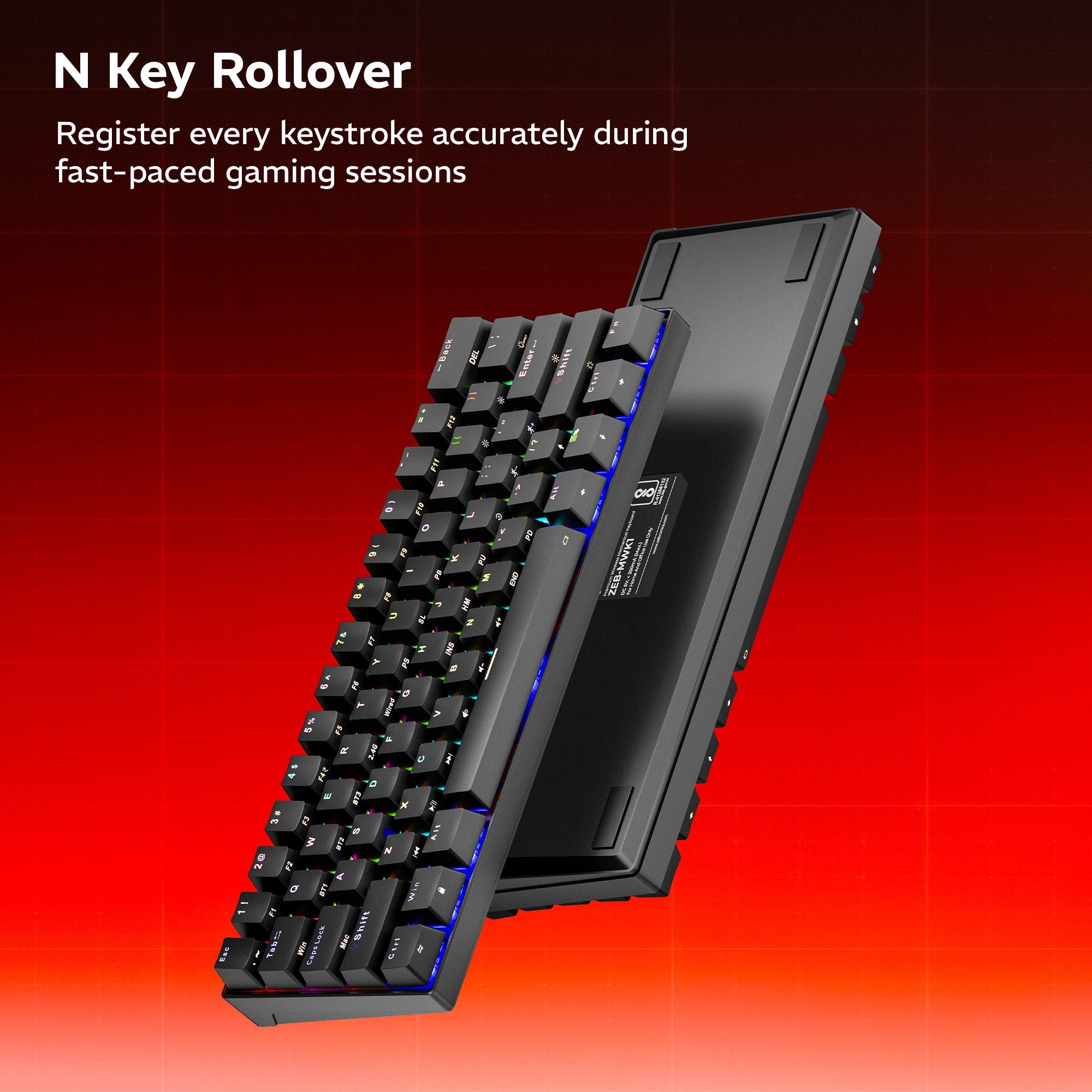 Max Ninja 61W Wireless Gaming Keyboard