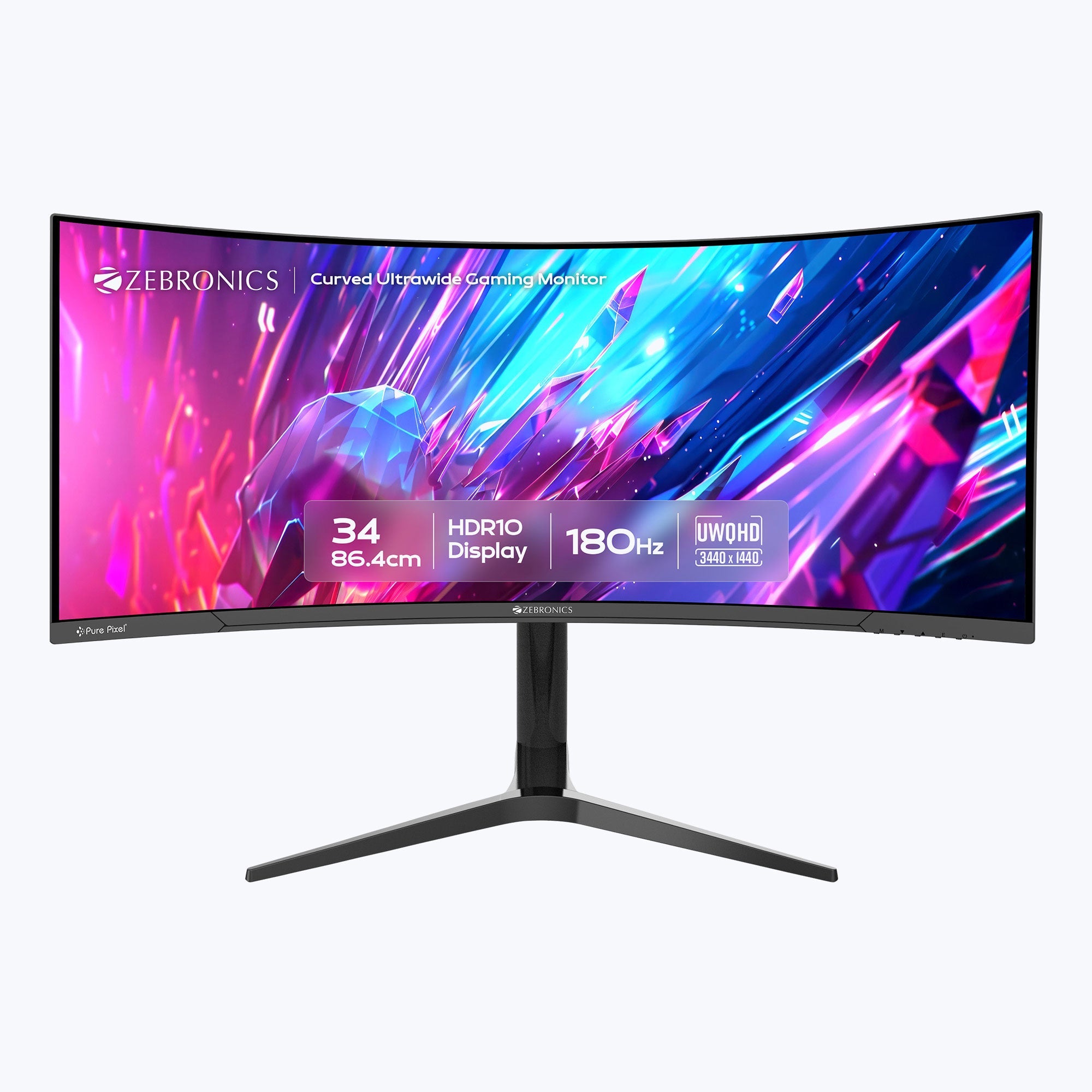 Zeb-PA234  - Curved Wide Monitor - Zebronics
