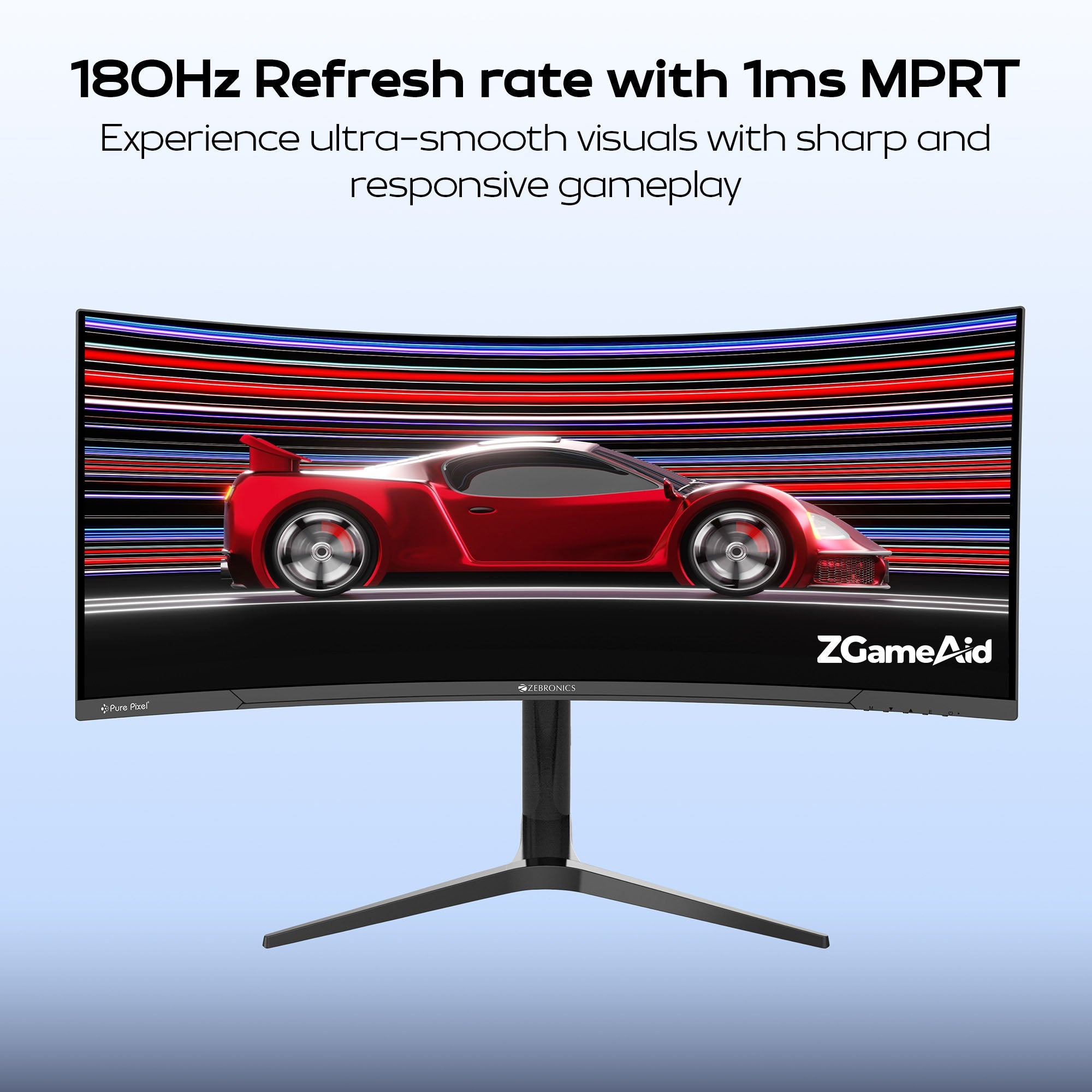 Zeb-PA234  - Curved Wide Monitor - Zebronics