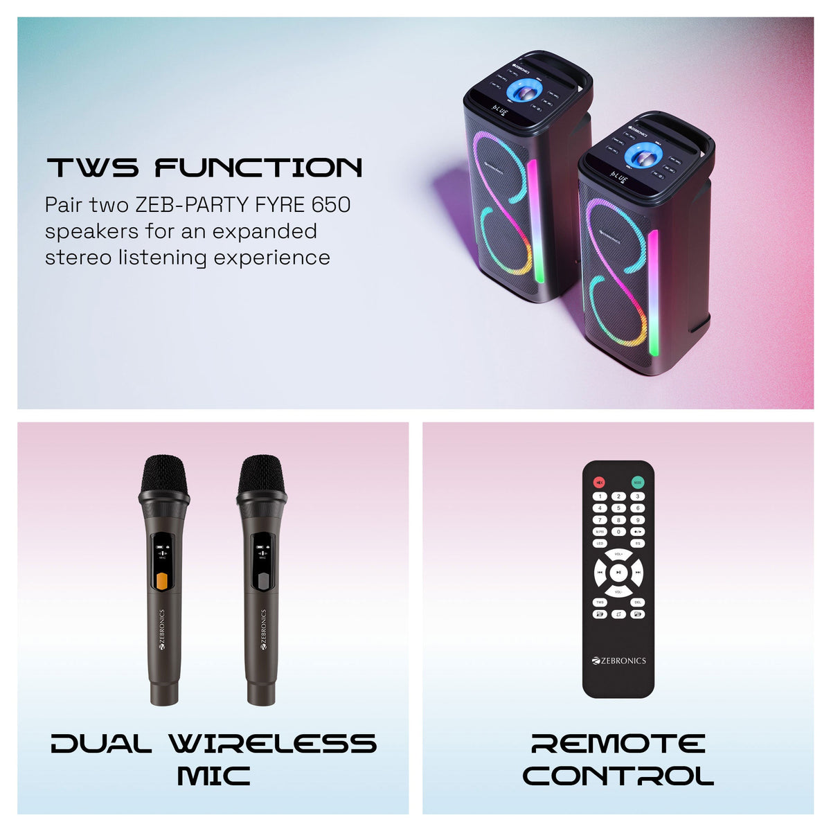 Party Fyre 650 (180W) Party Speaker
