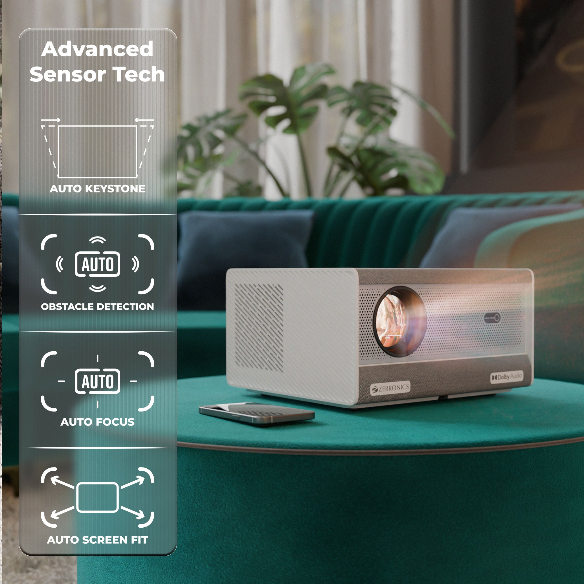 Zebronics - Zeb Pixaplay 68 - LED Projector