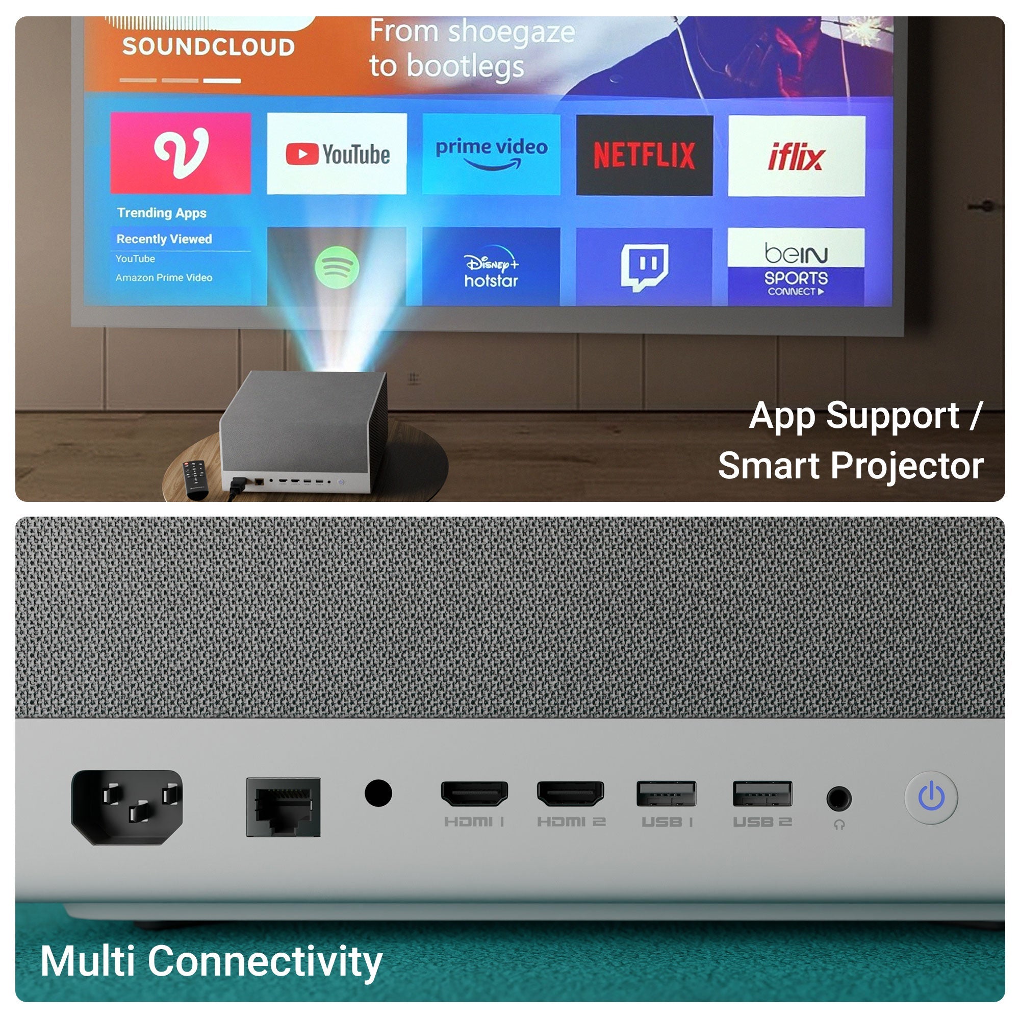 Zebronics - Zeb Pixaplay 68 - LED Projector