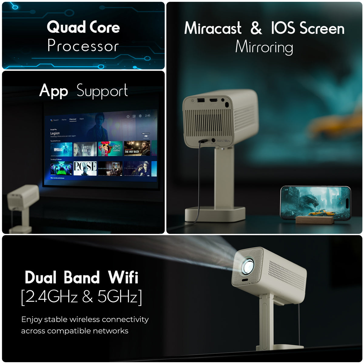 PixaPlay 63 Plus LED Projector