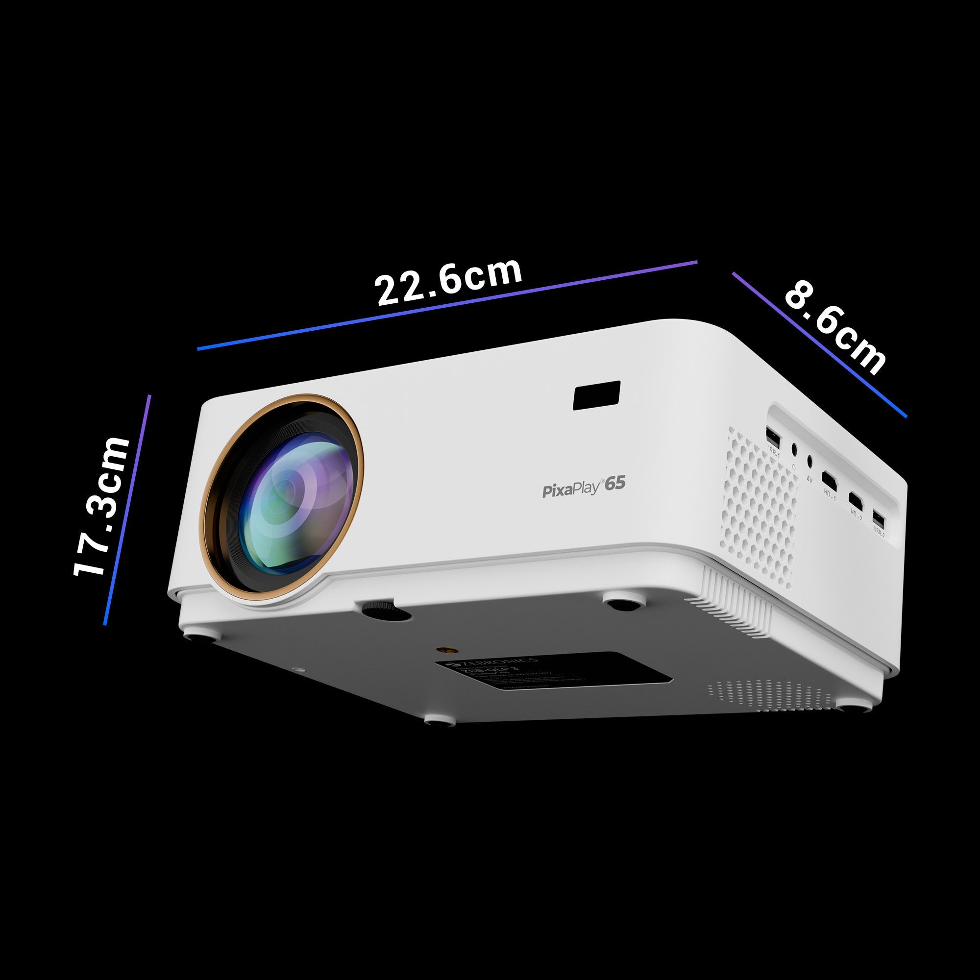 Zebronics- Zeb Pixaplay 65 - LED Projector