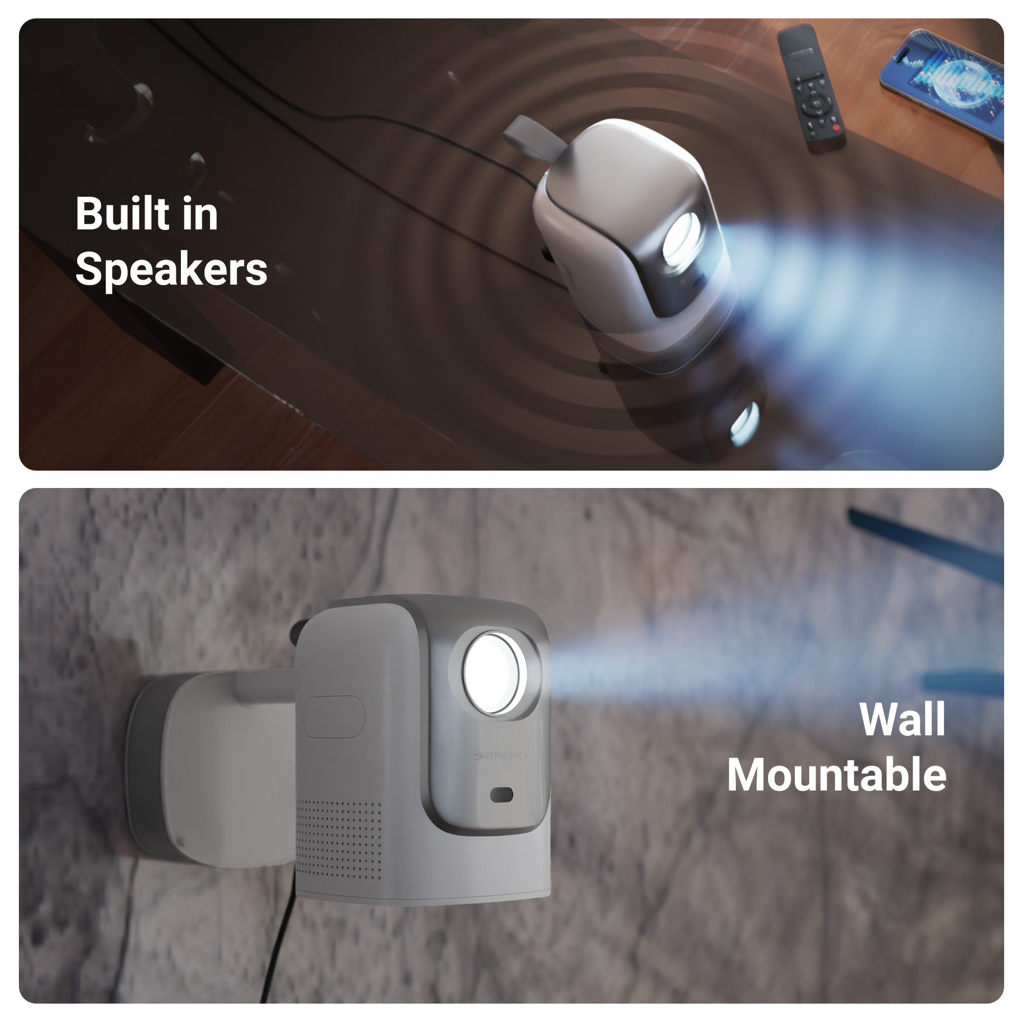 PixaPlay 75 Smart LED Projector