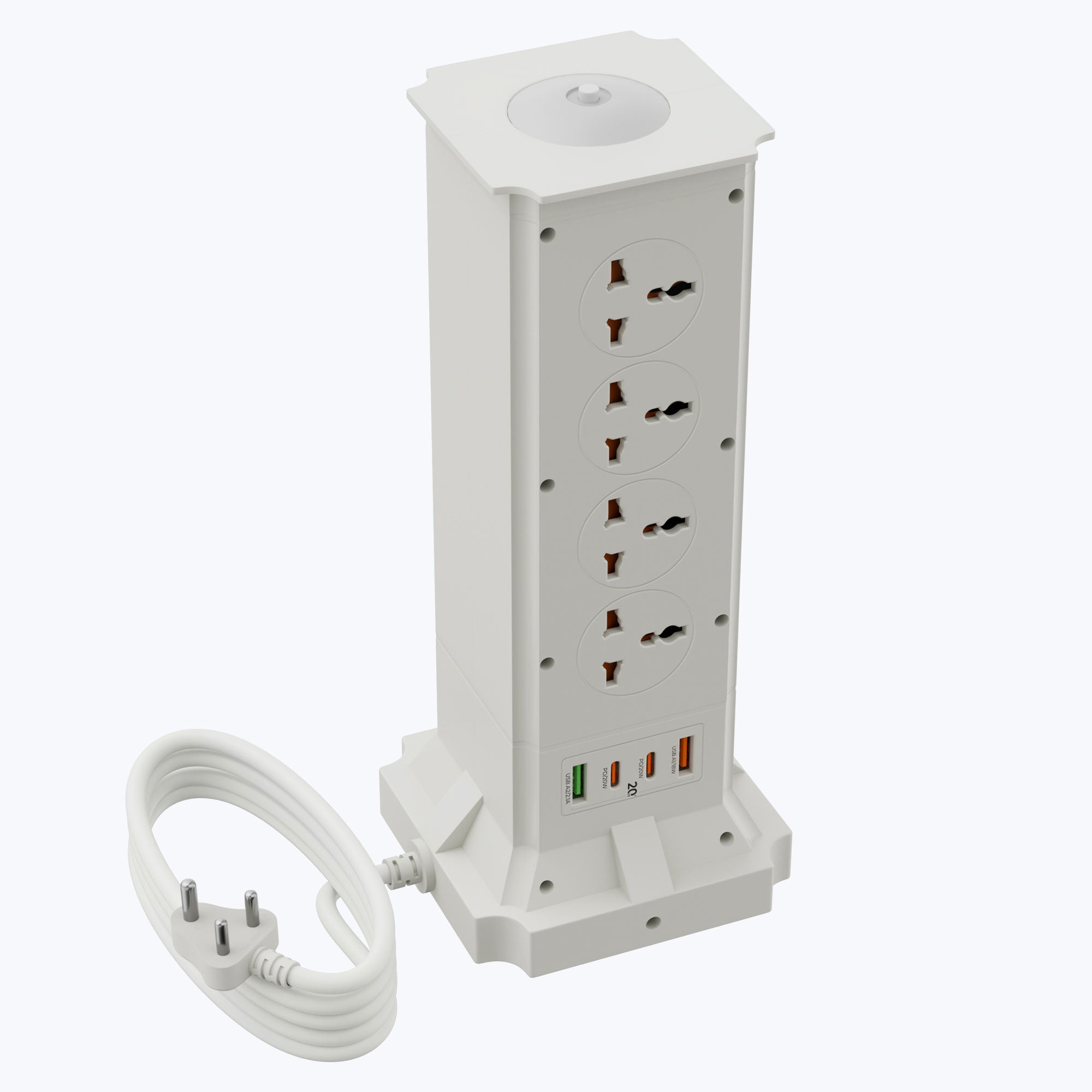 Power Block 483 Multi-Plug Power Extension Socket