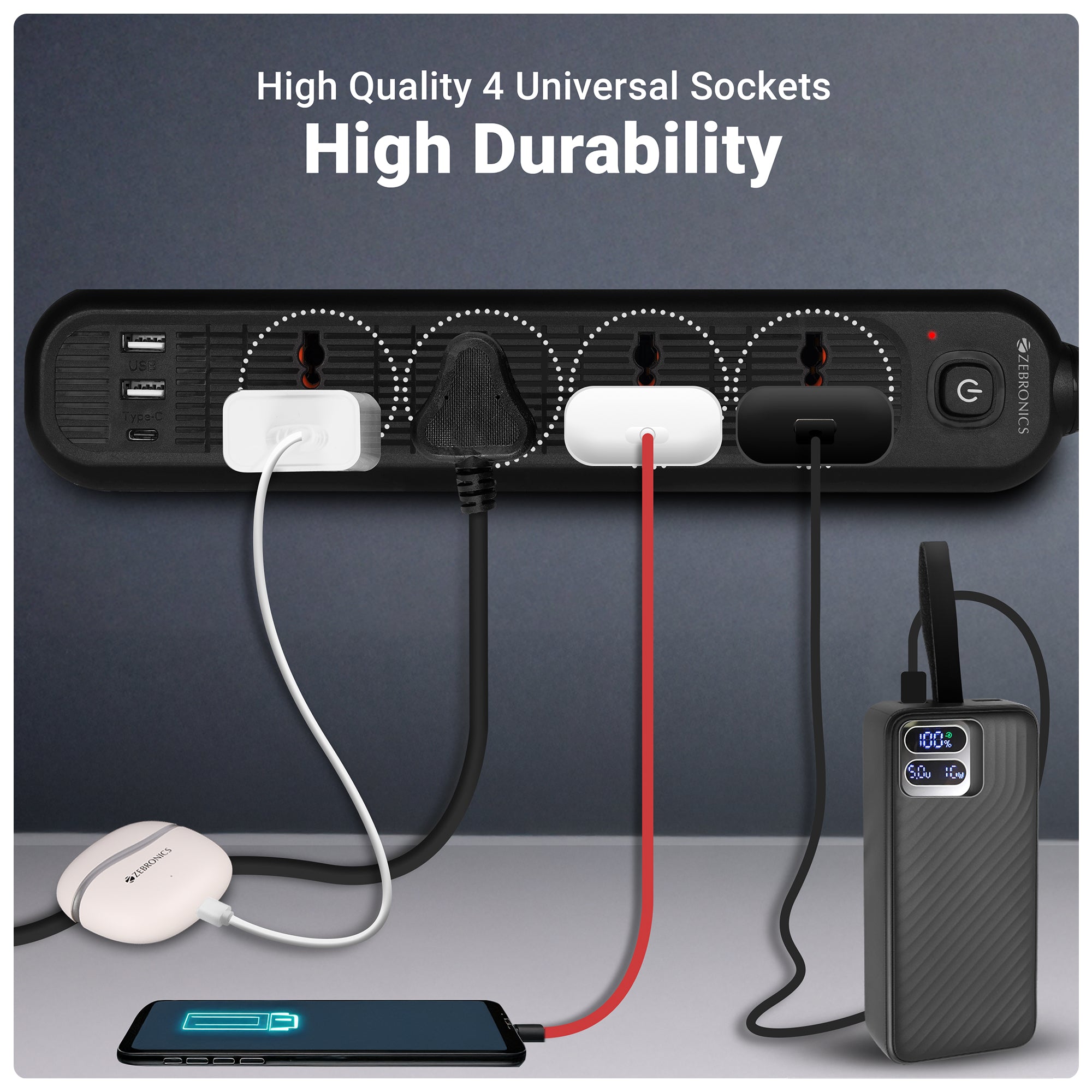 Power Bar 145 Universal Extension Socket