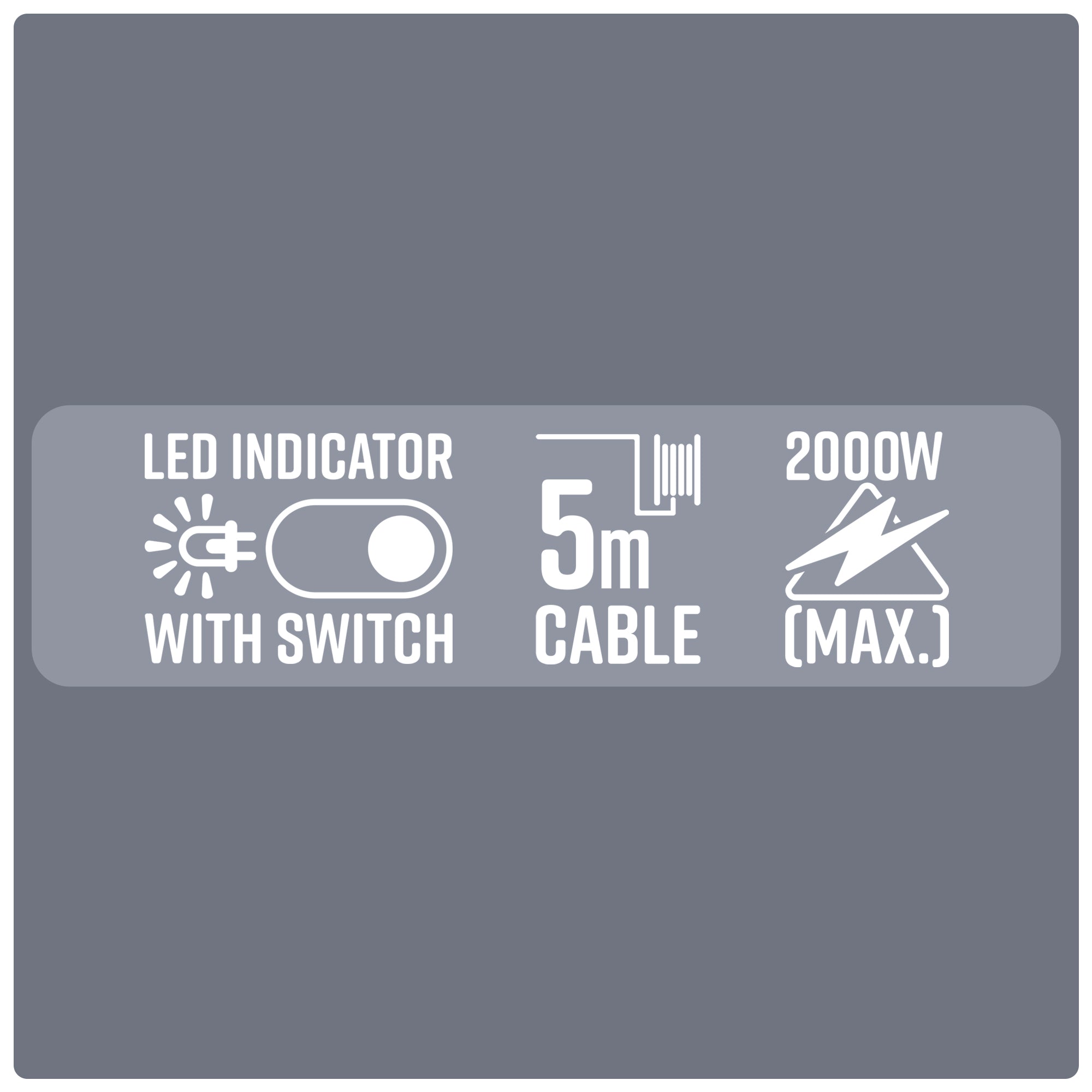 Power Bar 145 Universal Extension Socket