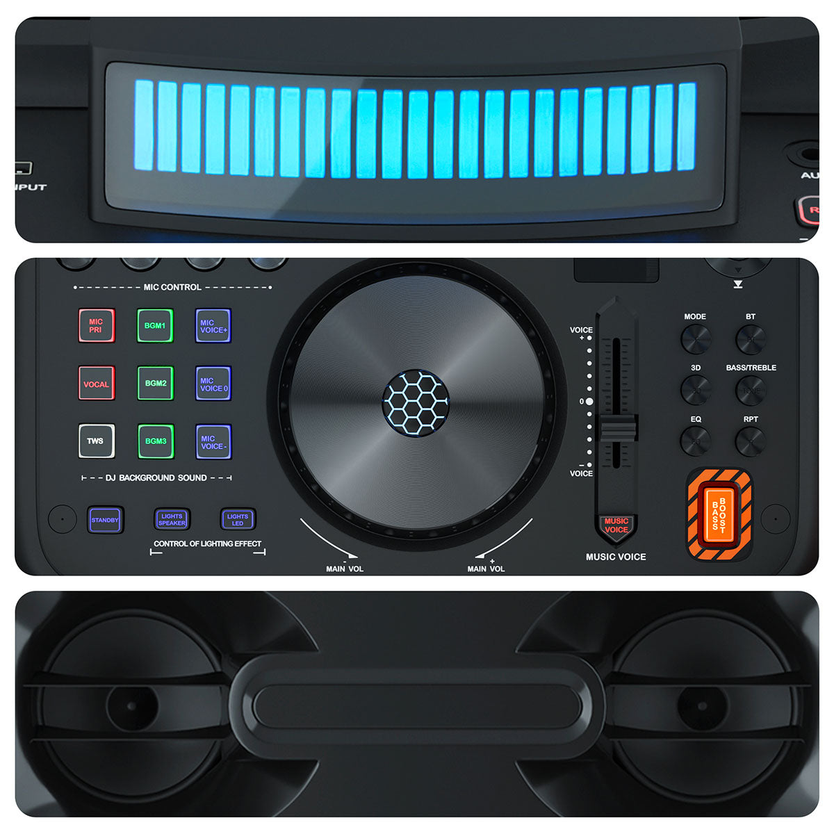 Zeb-Riser - DJ Speaker - Zebronics