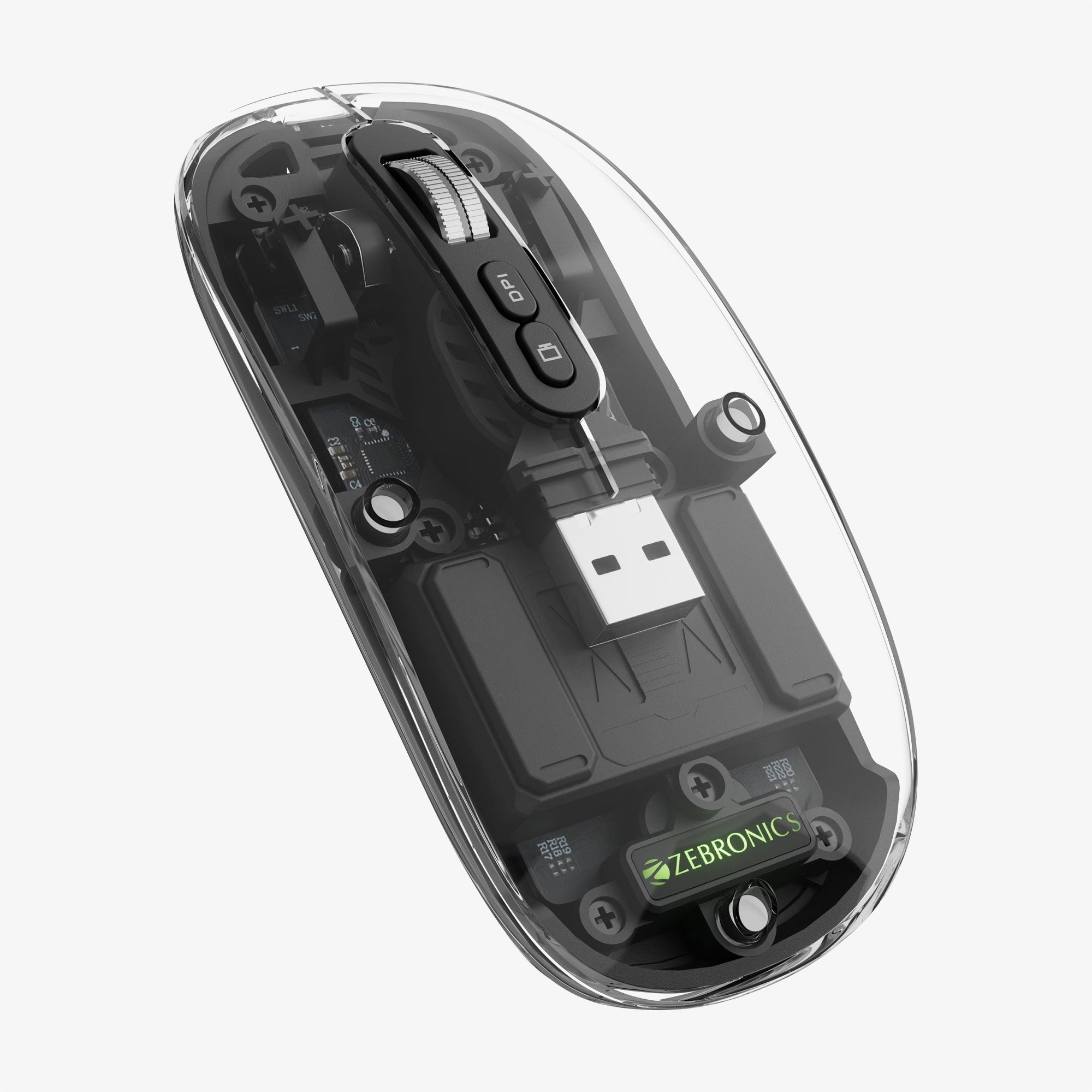 Sheer Wireless Transparent Mouse (Wireless + Bluetooth)