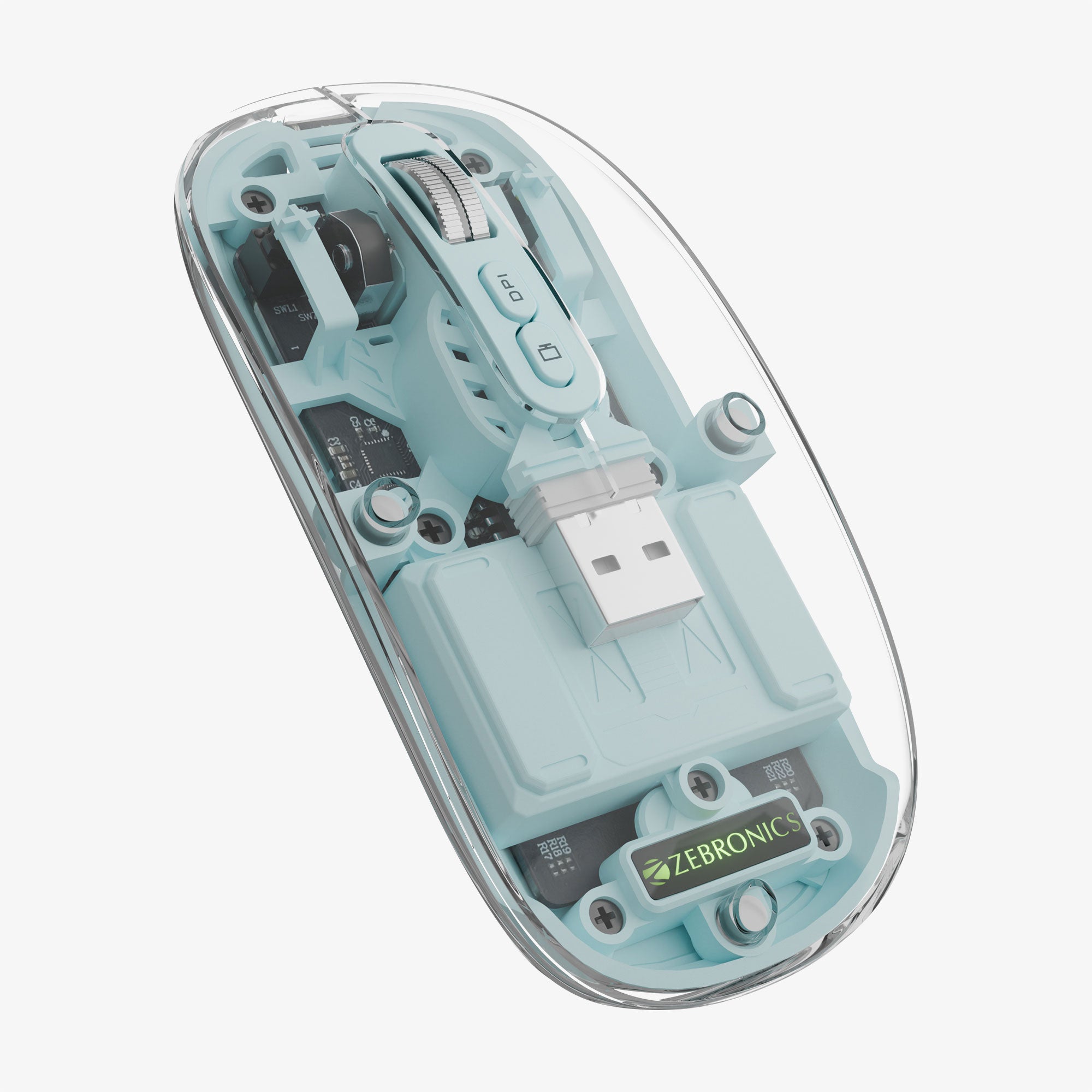 Sheer Wireless Transparent Mouse (Wireless + Bluetooth)