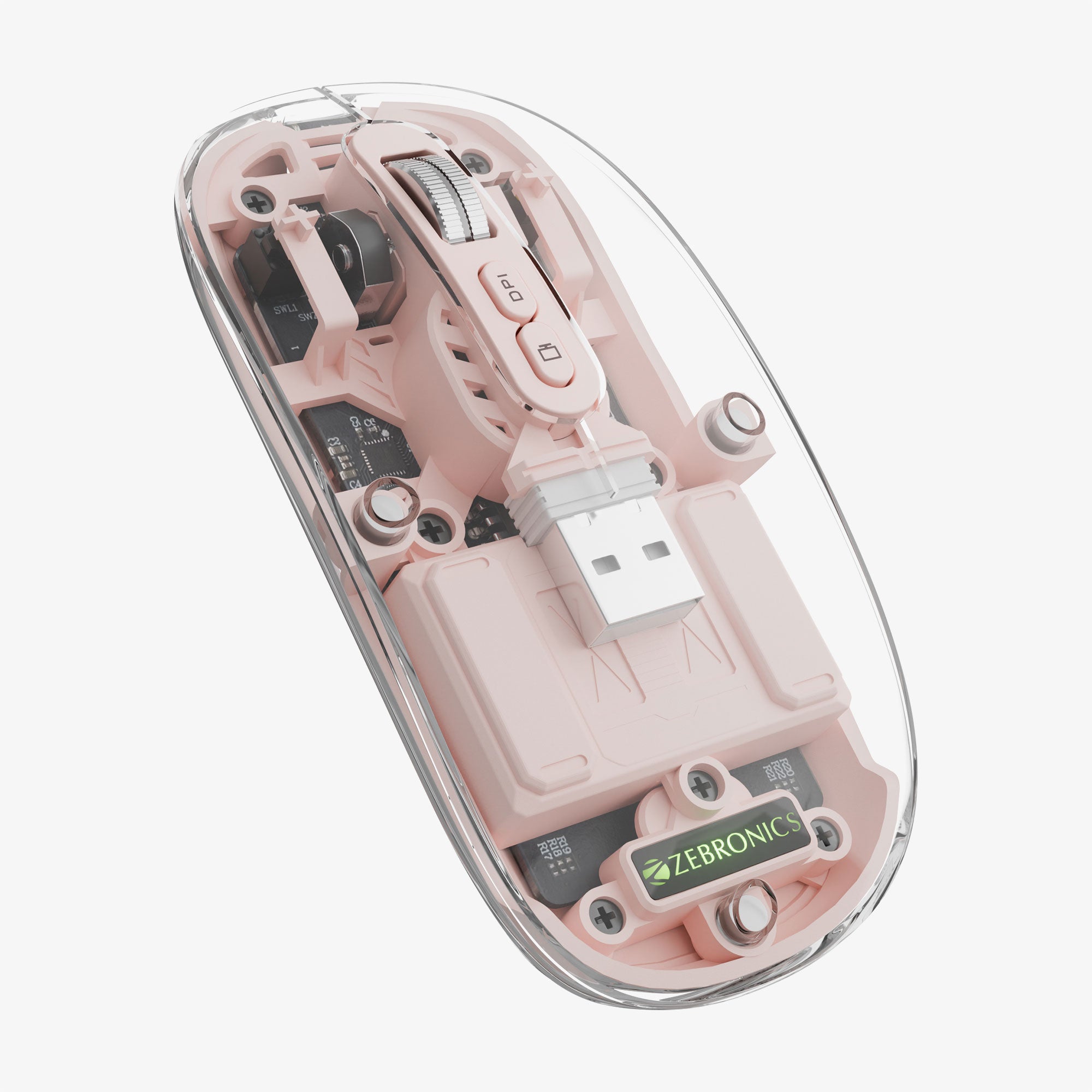 Sheer Wireless Transparent Mouse (Wireless + Bluetooth)