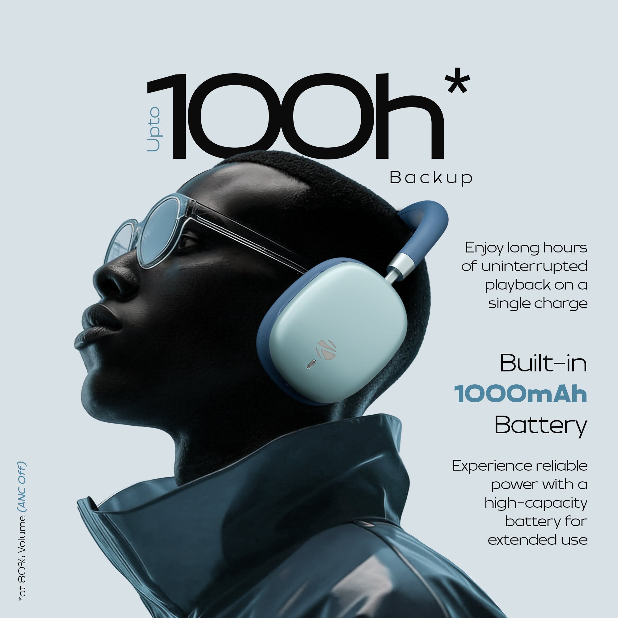 Silencio 200T 48dB Hybrid ANC Headphones