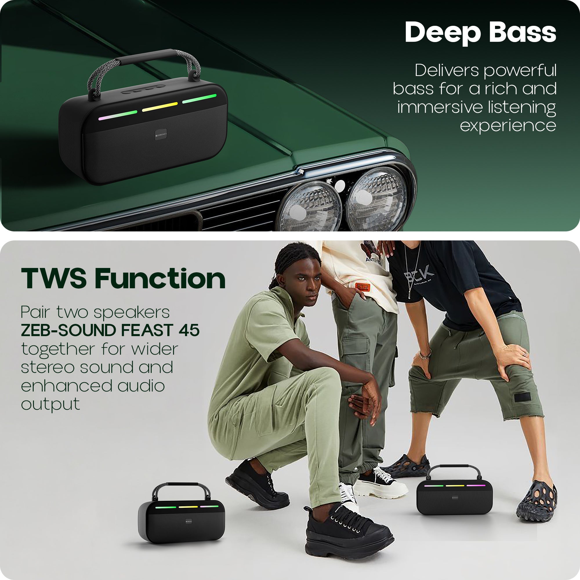 Sound Feast 45 (20W) Wireless Bluetooth Speaker