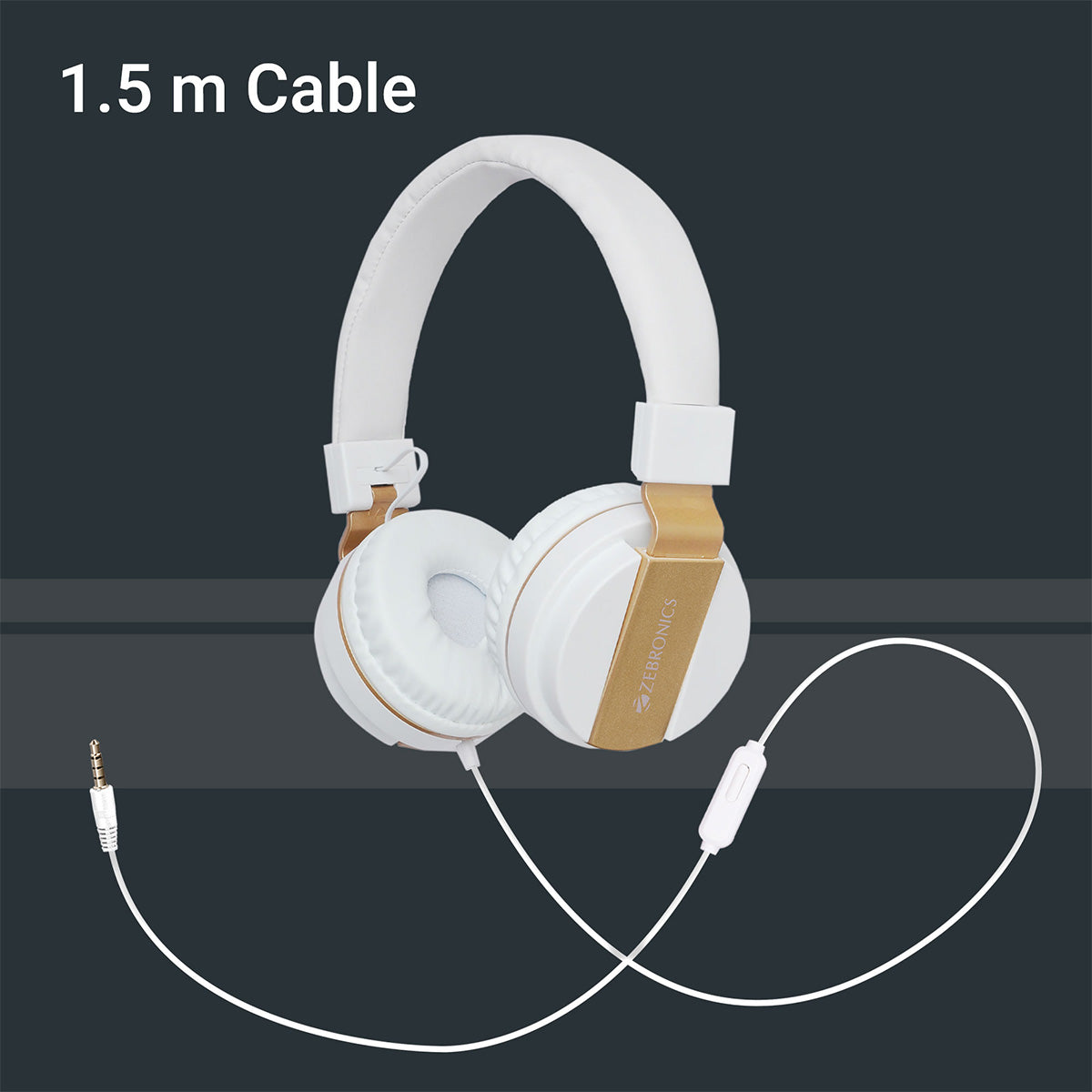 Zebronics Storm wired headphone - 1.5m cable