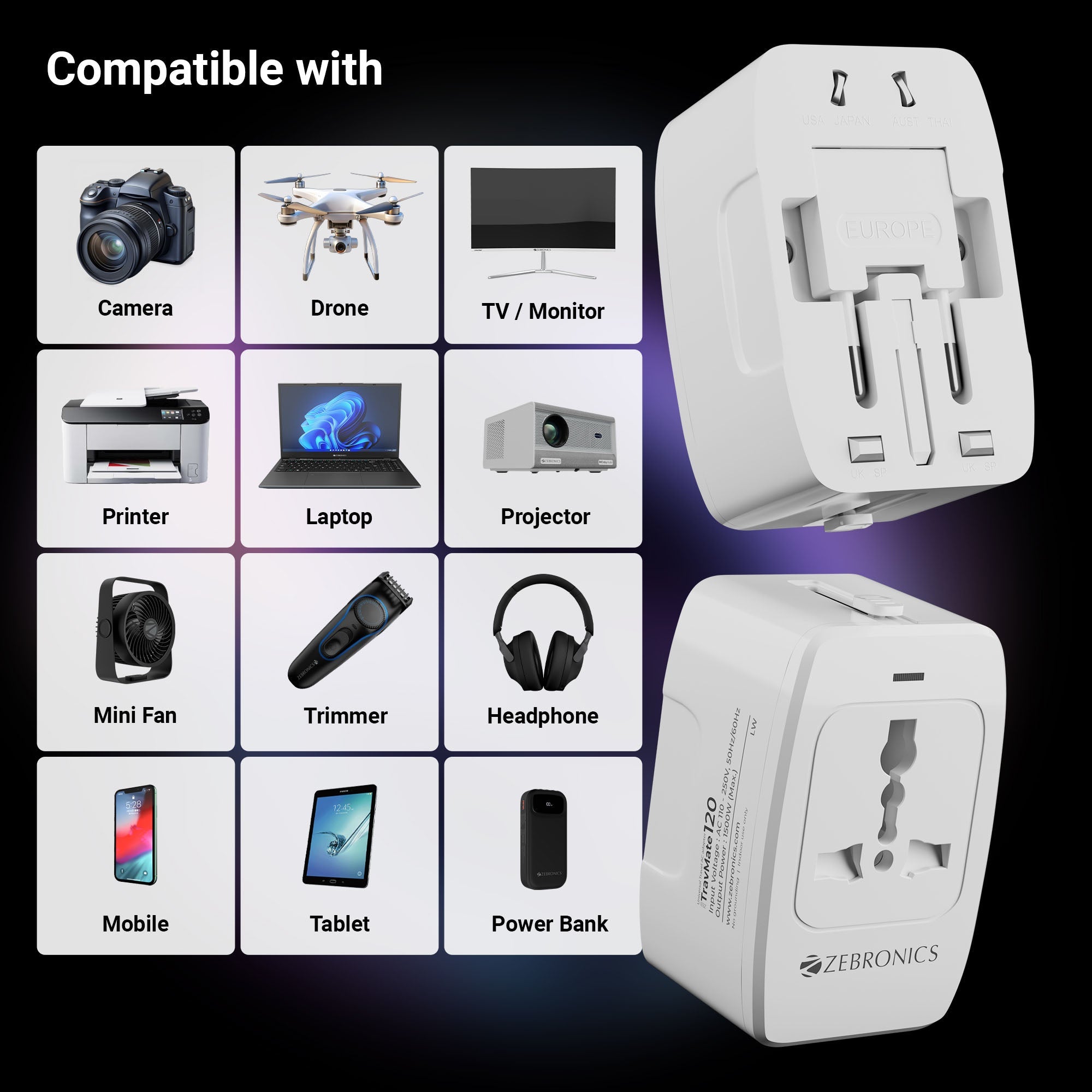 Travmate 120 Universal Travel Adapter