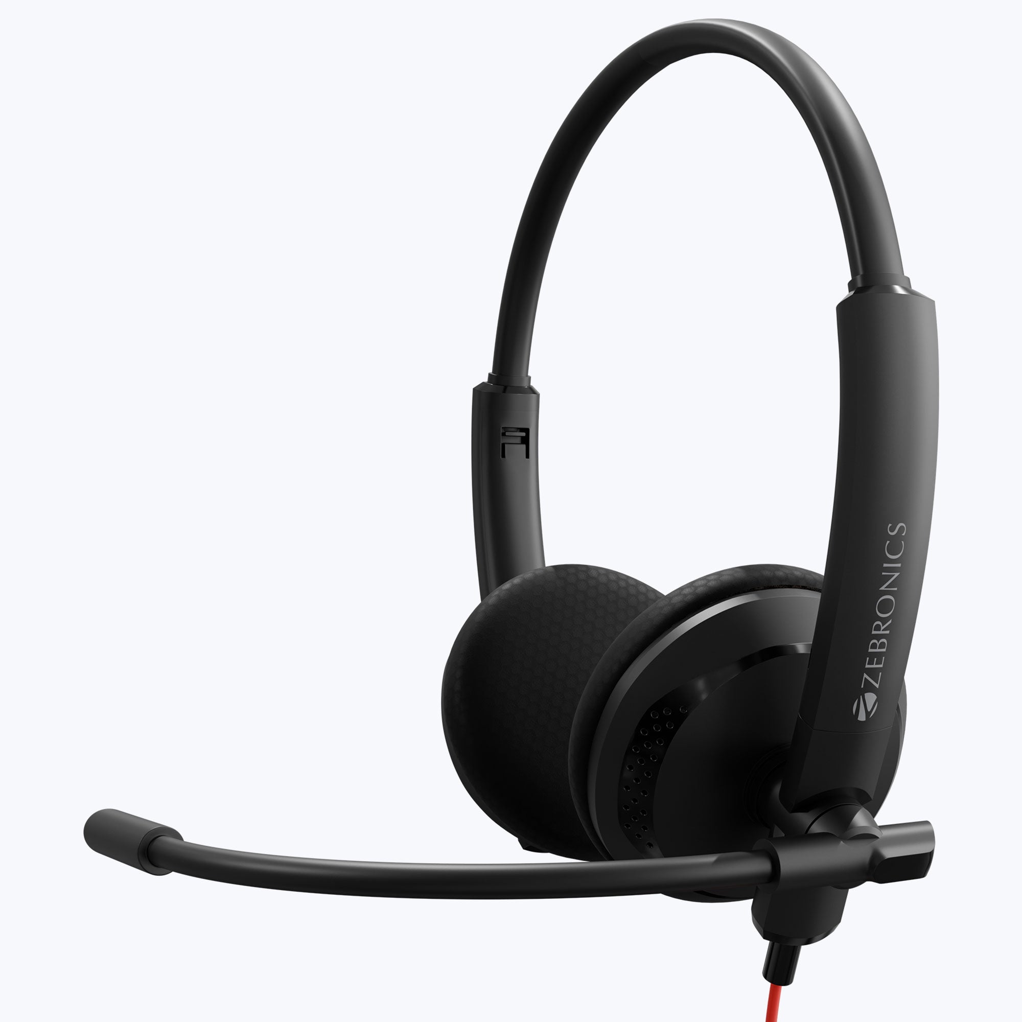 VCX101 Wired Headphone with Mic for Work Calls (3.5mm Jack with Detachable USB Cable)