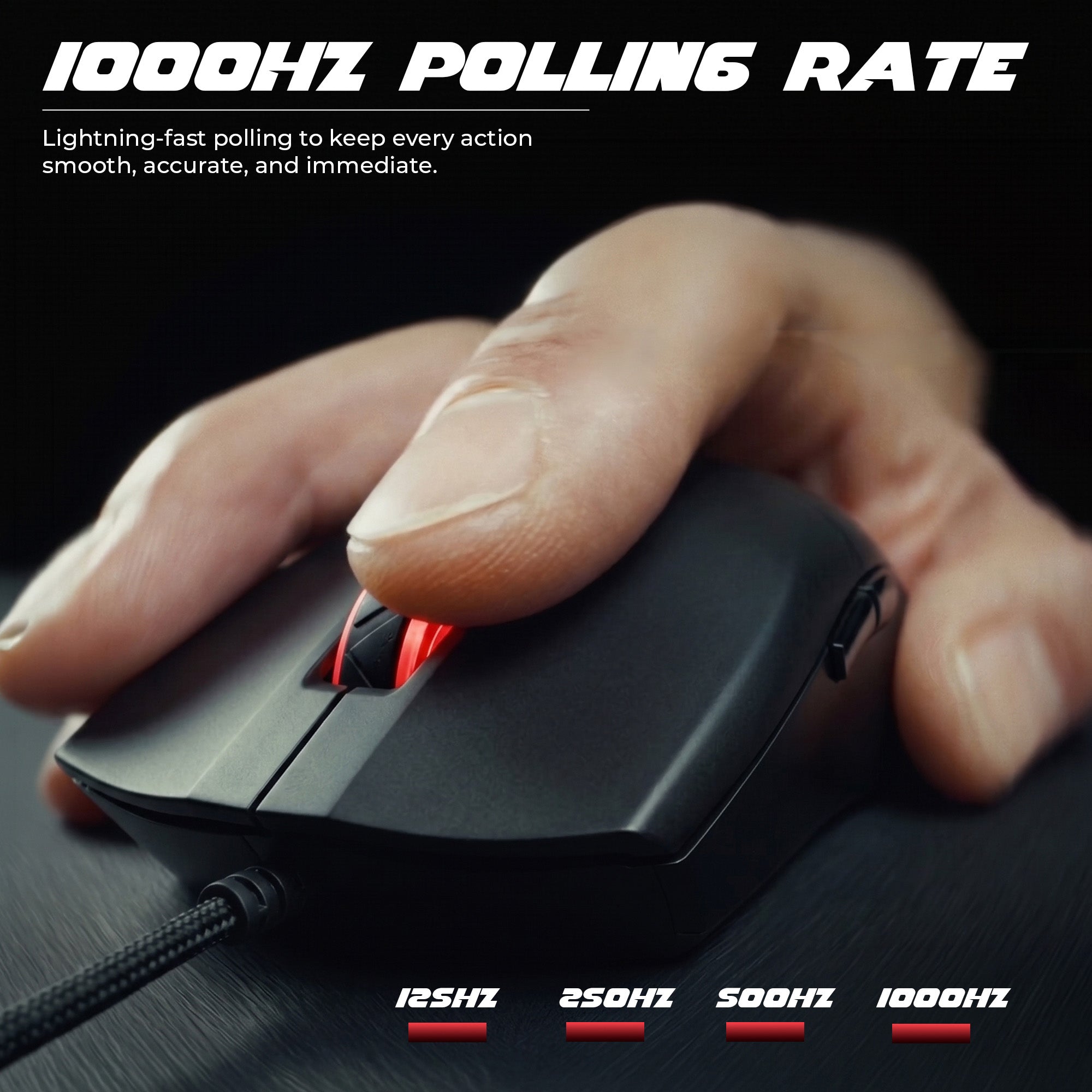 Viper 50 Wired Gaming Mouse with Huano Switches