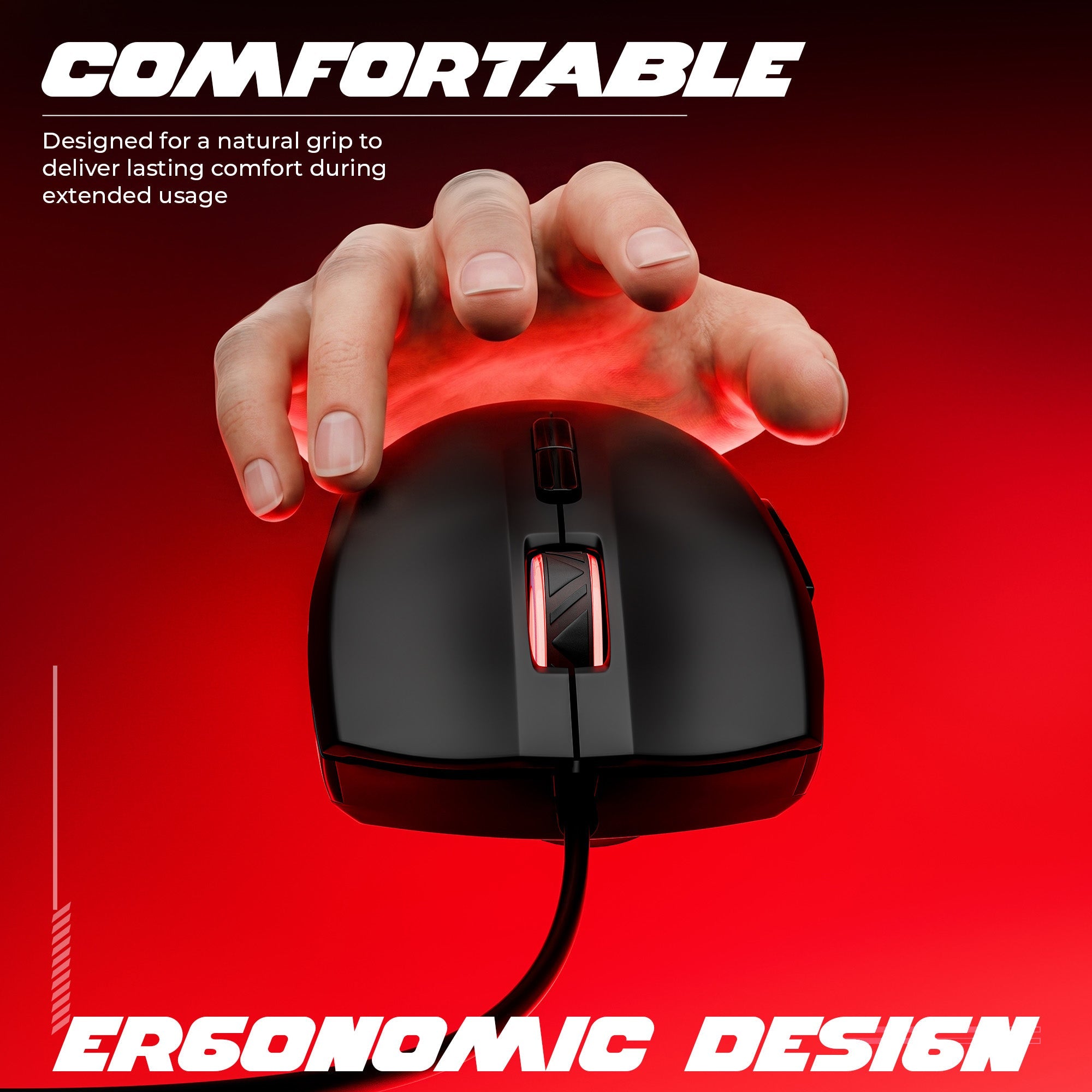 Viper 50 Wired Gaming Mouse with Huano Switches