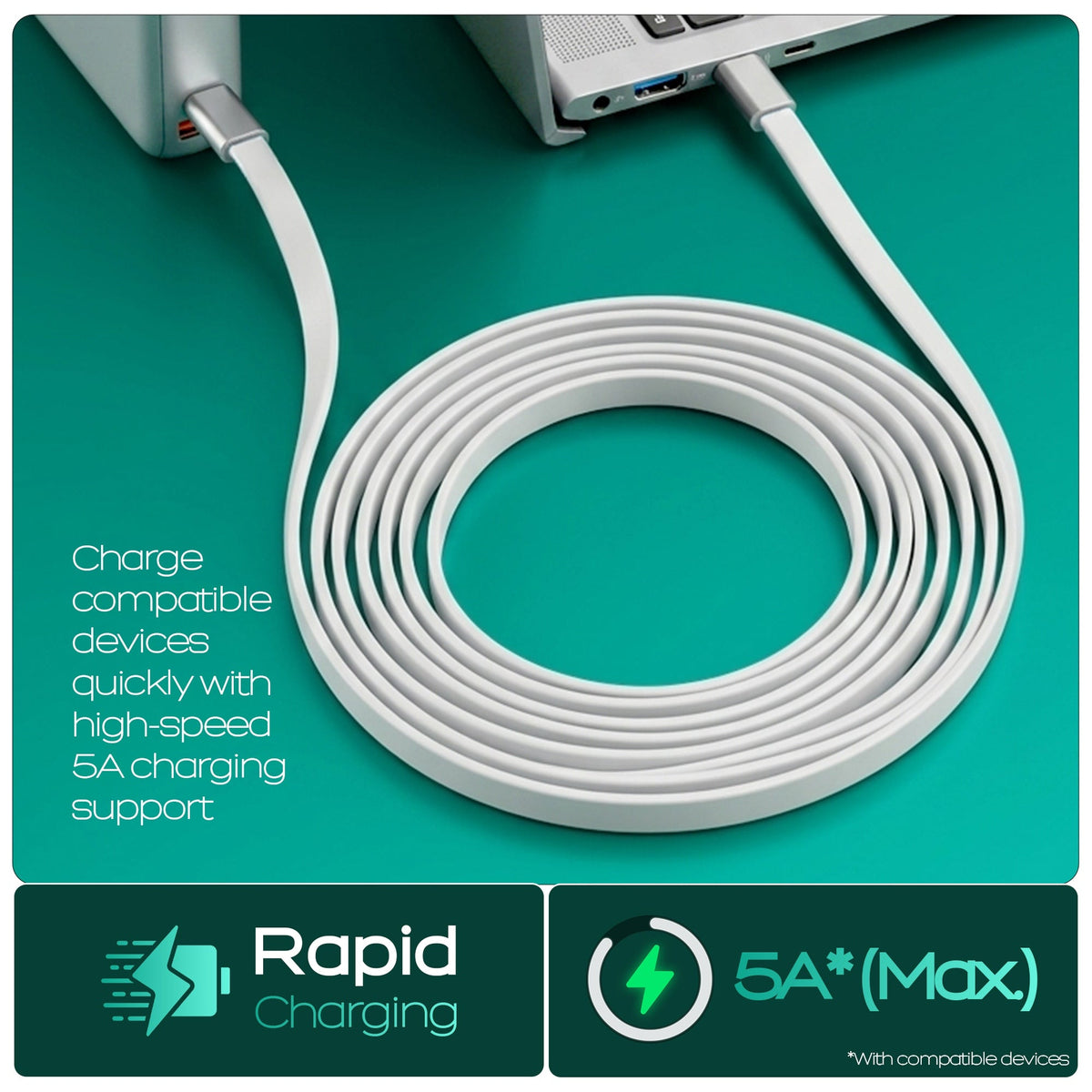 Wattz 240CC3 Type C to Type C Cable