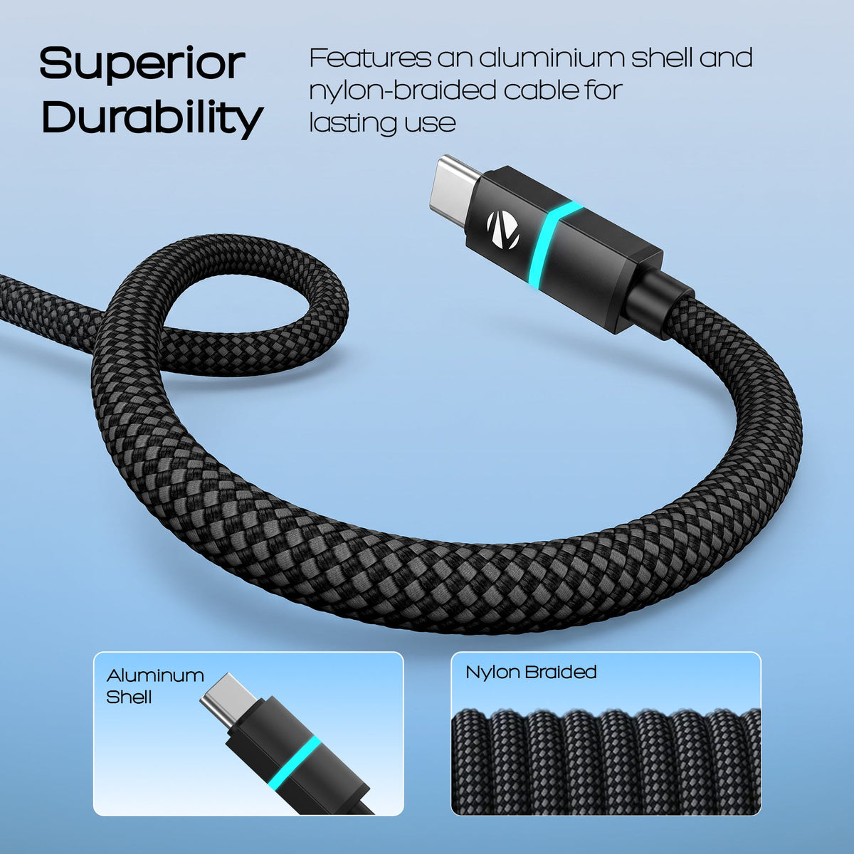 Wattz 65CC3 Type C to Type C Cable