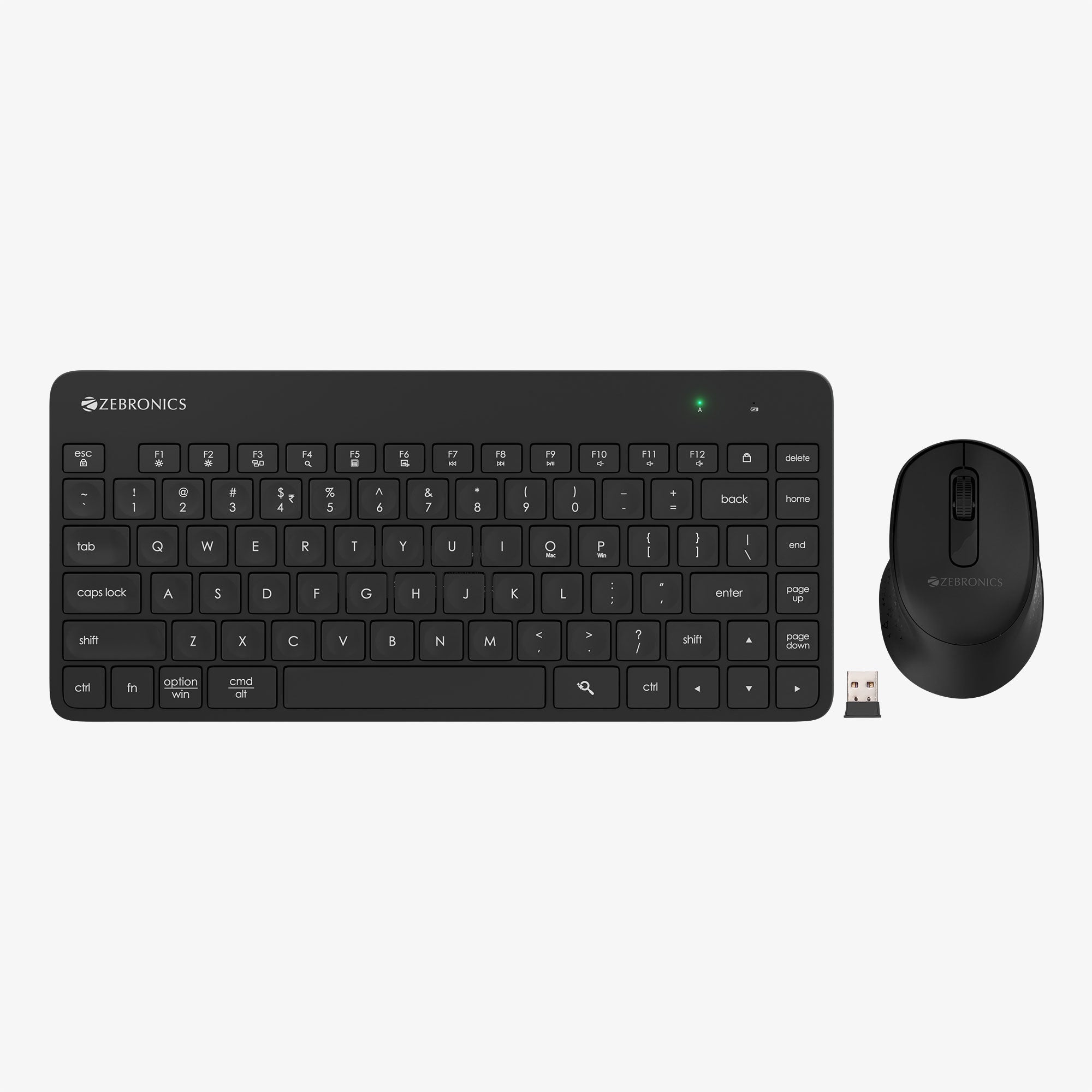 Zeb Companion 101 - Keyboard and Mouse Combo - Zebronics