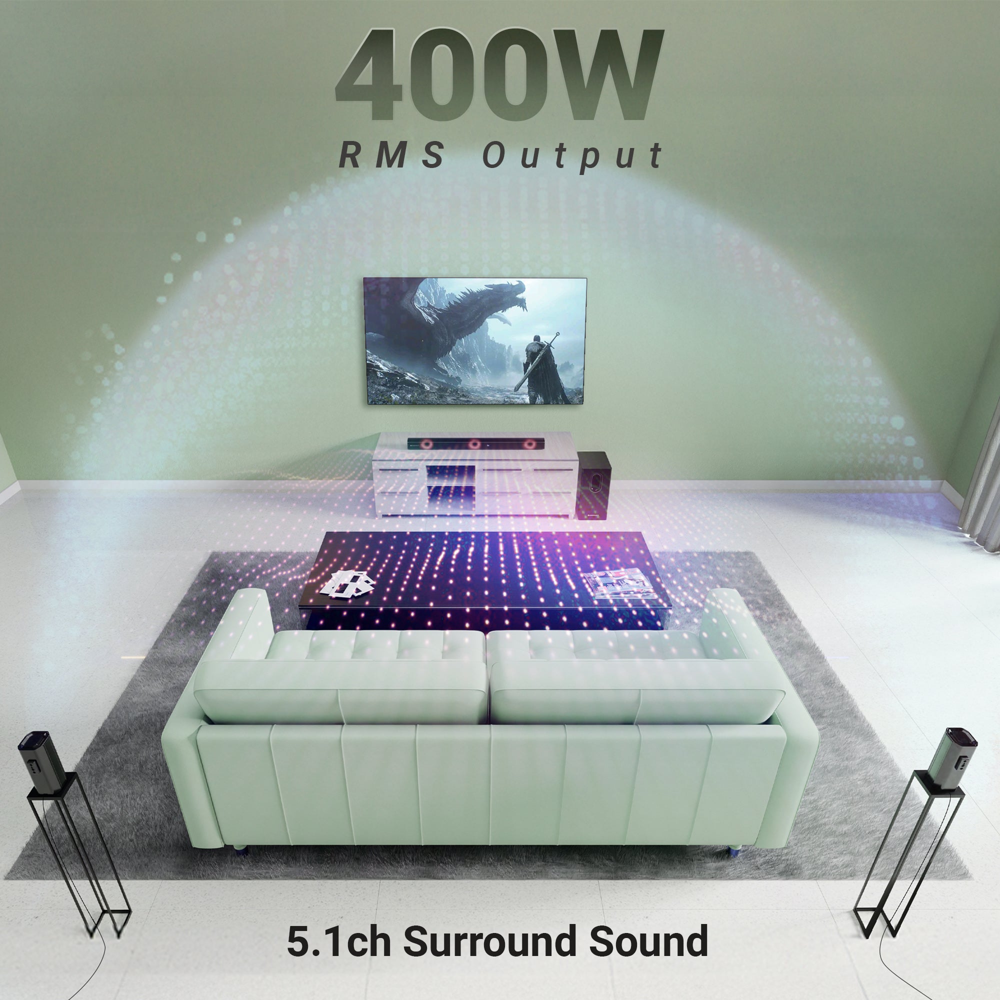 Juke Bar 7400 Pro 5.1 Soundbar