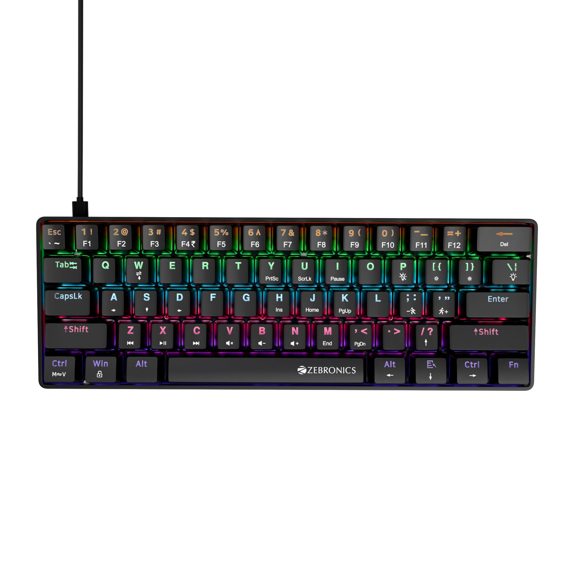 Max Ninja 61 Wired Gaming Keyboard