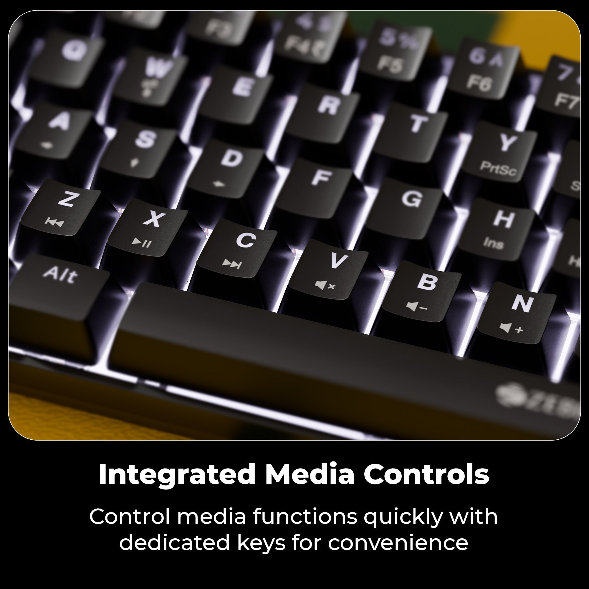 Max Ninja 61 Wired Gaming Keyboard