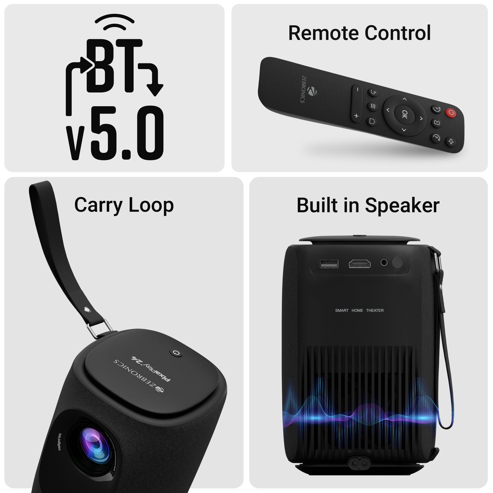 PixaPlay 24 LED Projector