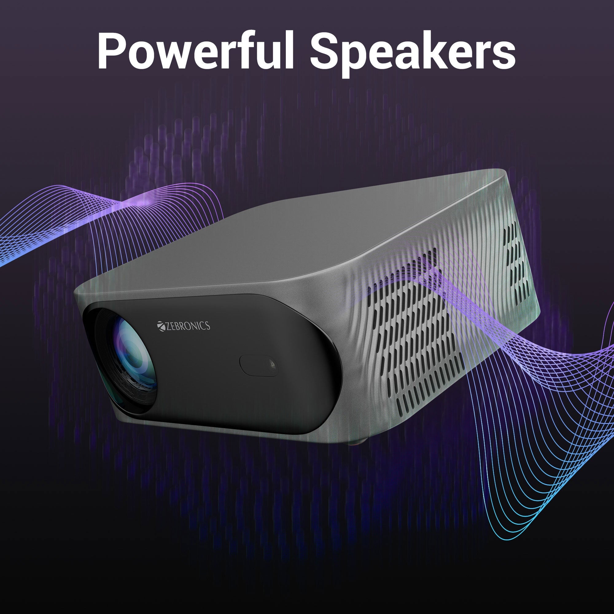 Zeb-Pixaplay 25 - LED Projector - Zebronics