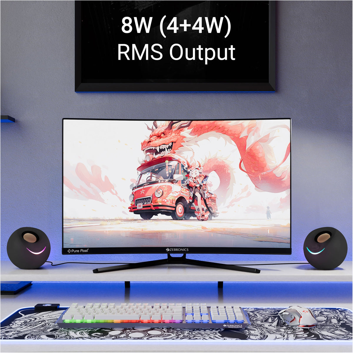 Zebronics Blues 2.0 Multimedia Speaker