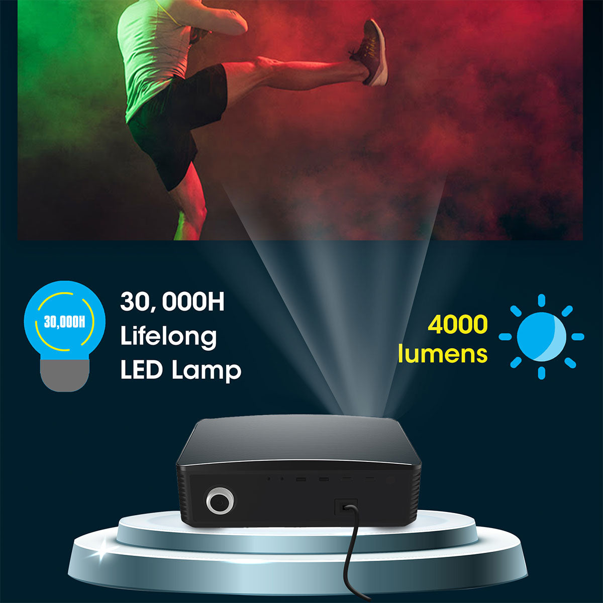 PixaPlay 16 LED Projector