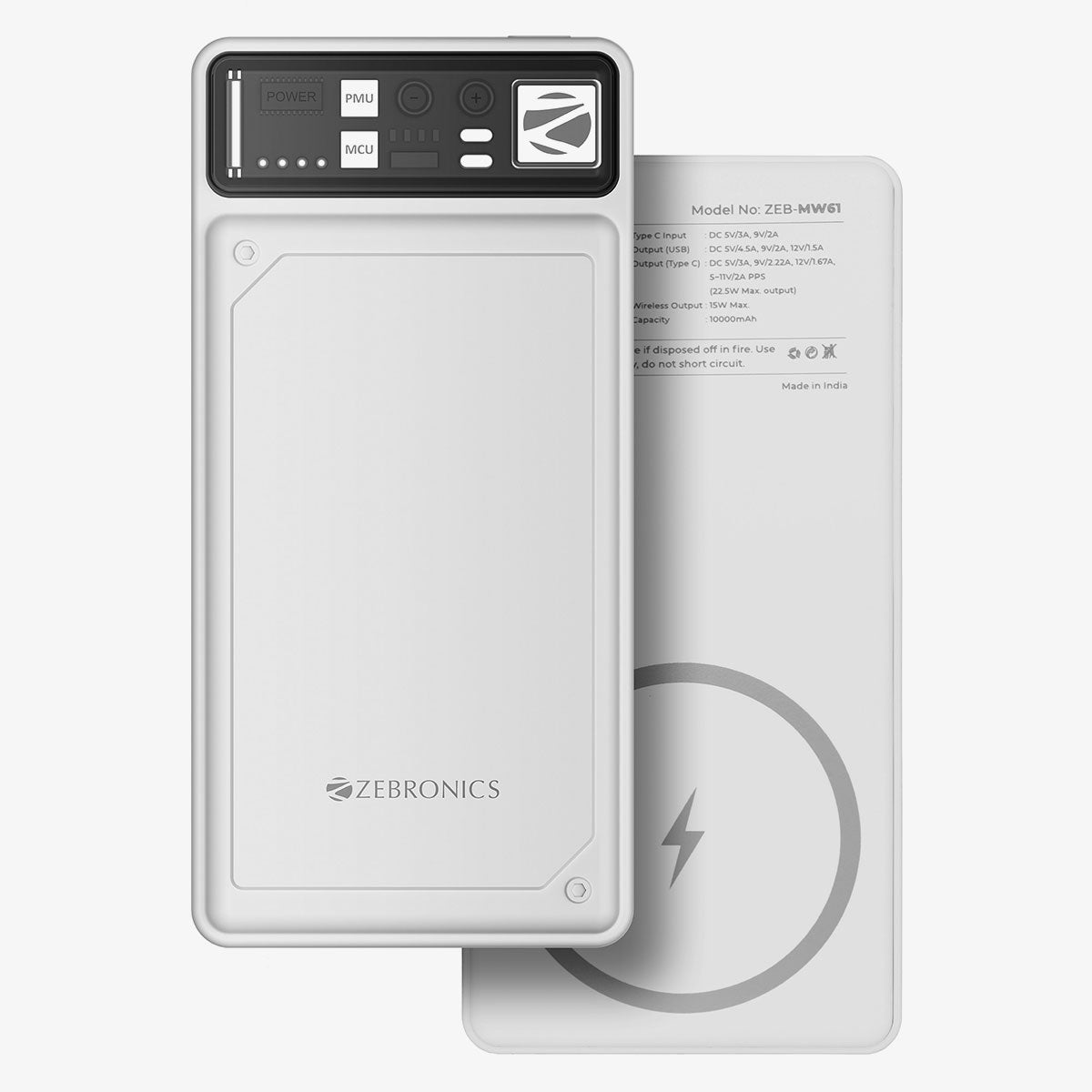 MW61 10000 mAh Power bank - Zebronics