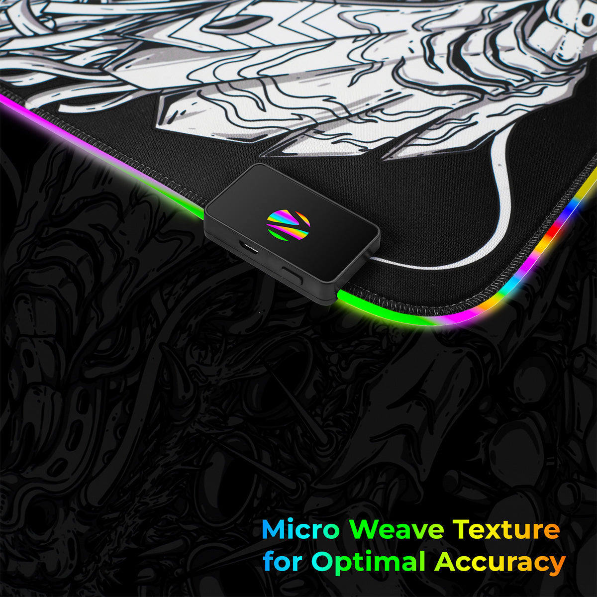 Zeb-Blaze XL RGB (Santanu-) - Gaming Mousepad - Zebronics