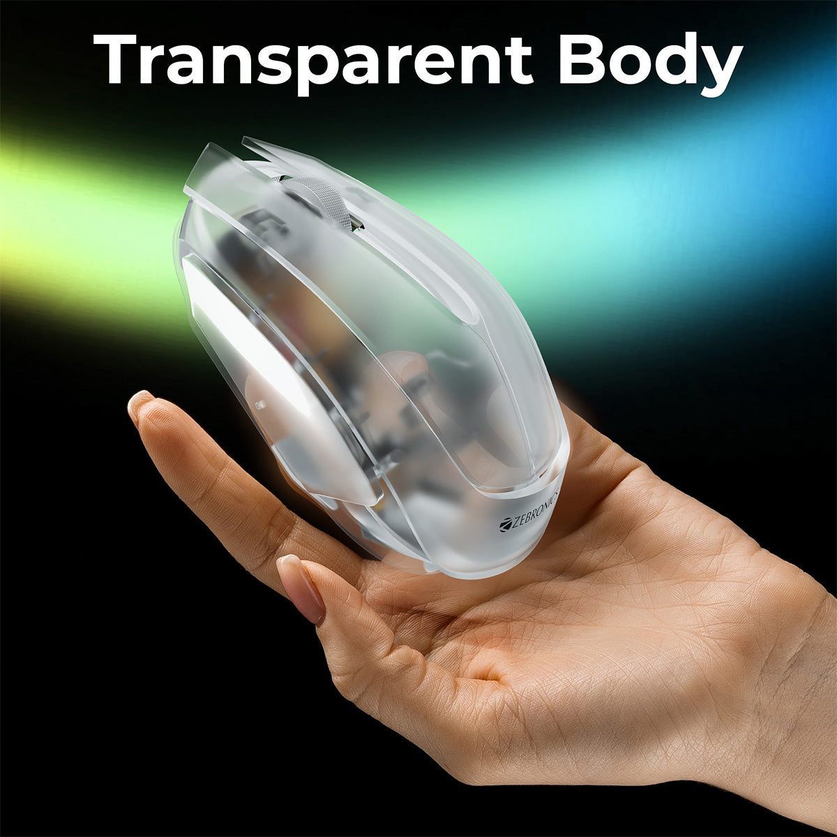 Clear Wireless Mouse (Transparent)